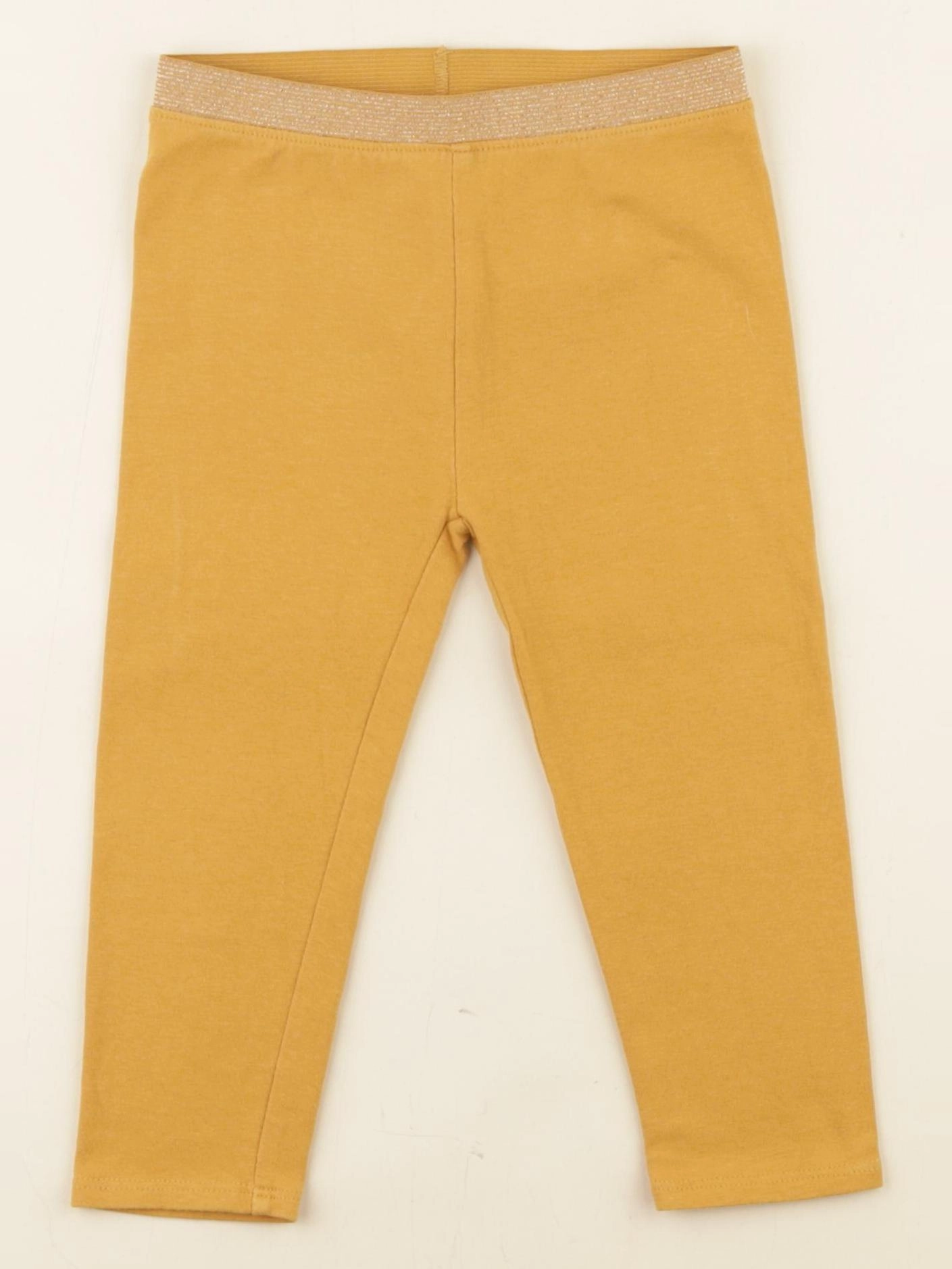 Vertbaudet - legging jaune - 2 ans