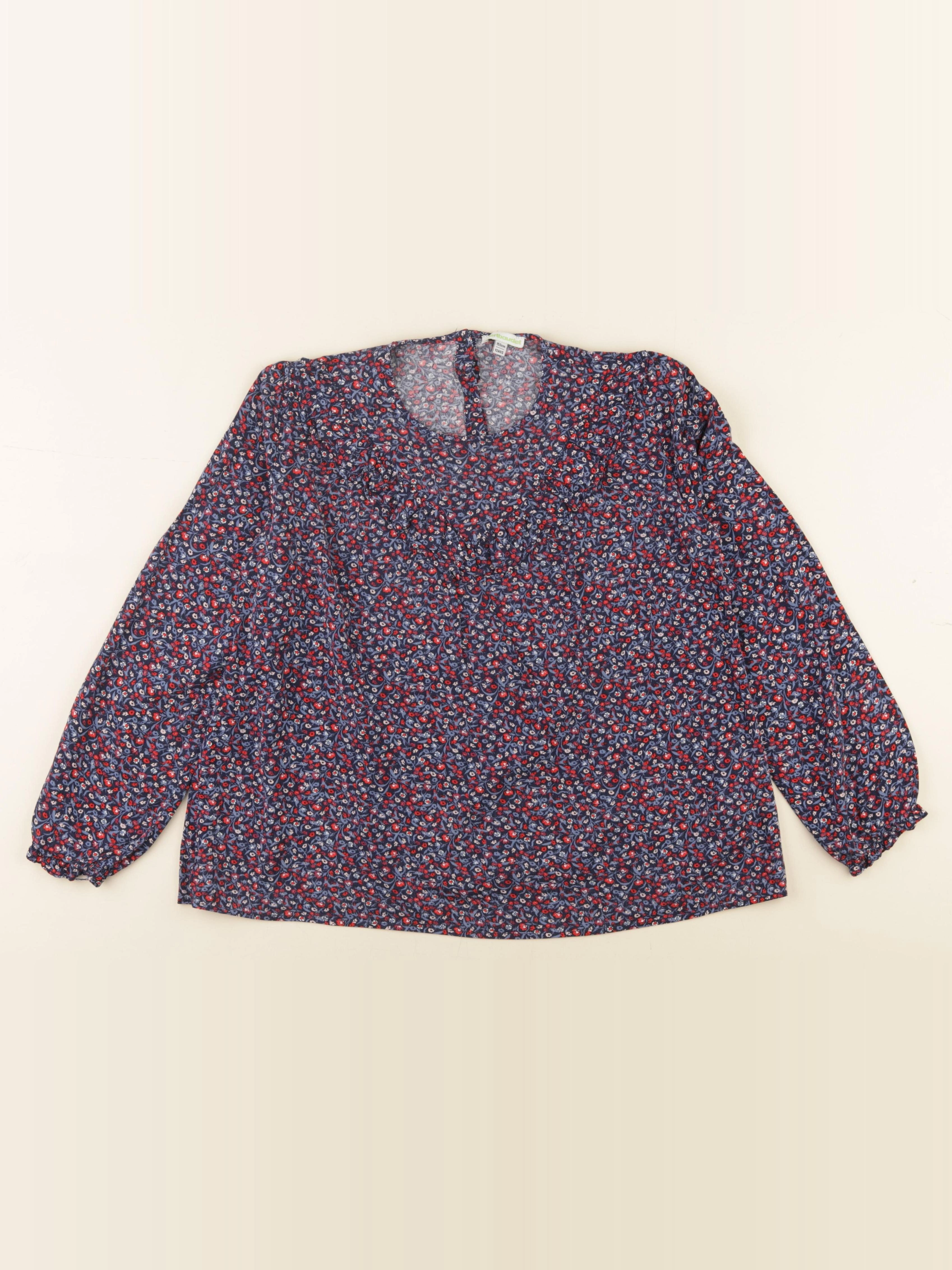 Vertbaudet - blouse bleu, rouge - 12 ans