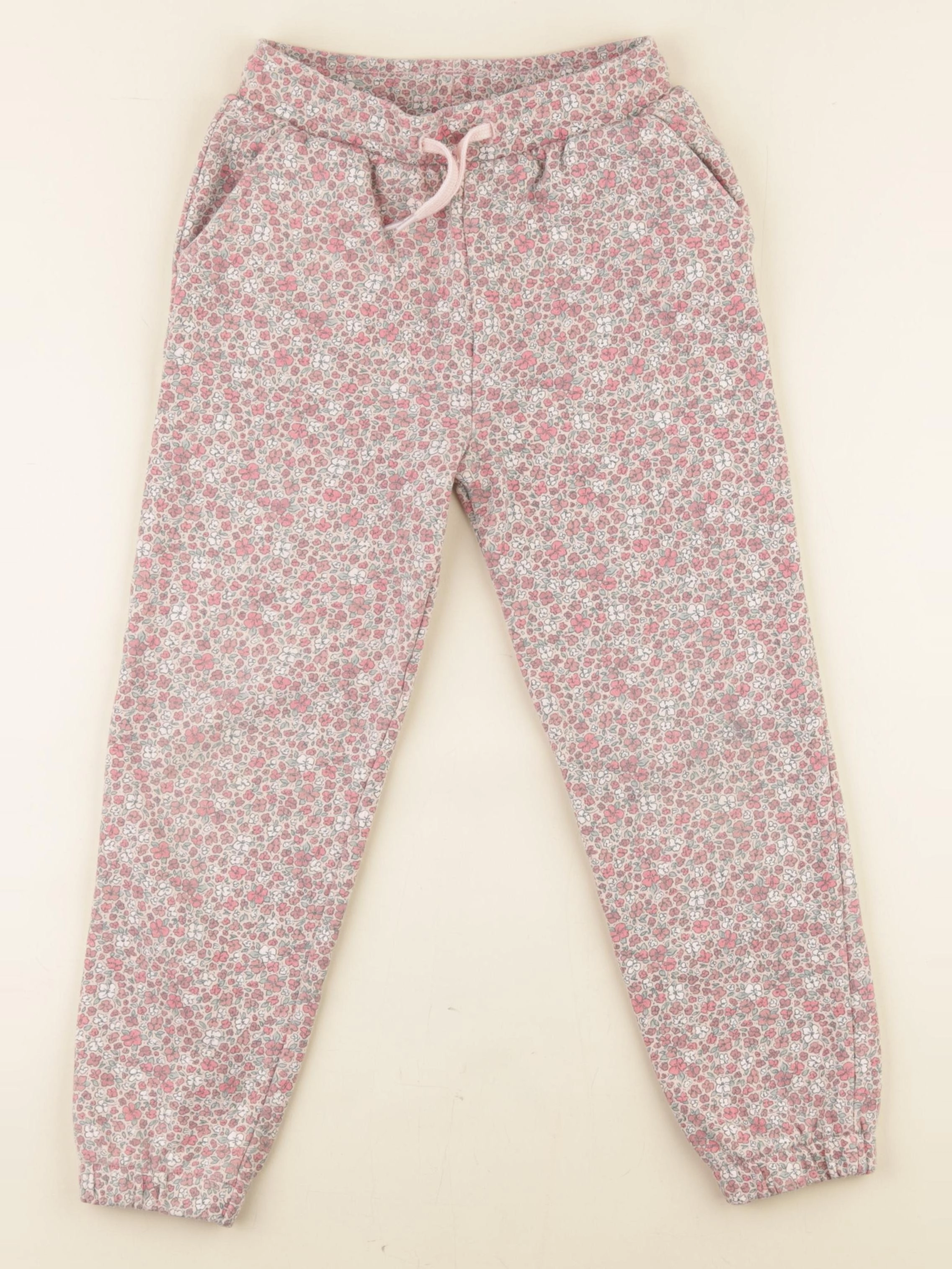 Vertbaudet - jogging doublé rose - 8 ans