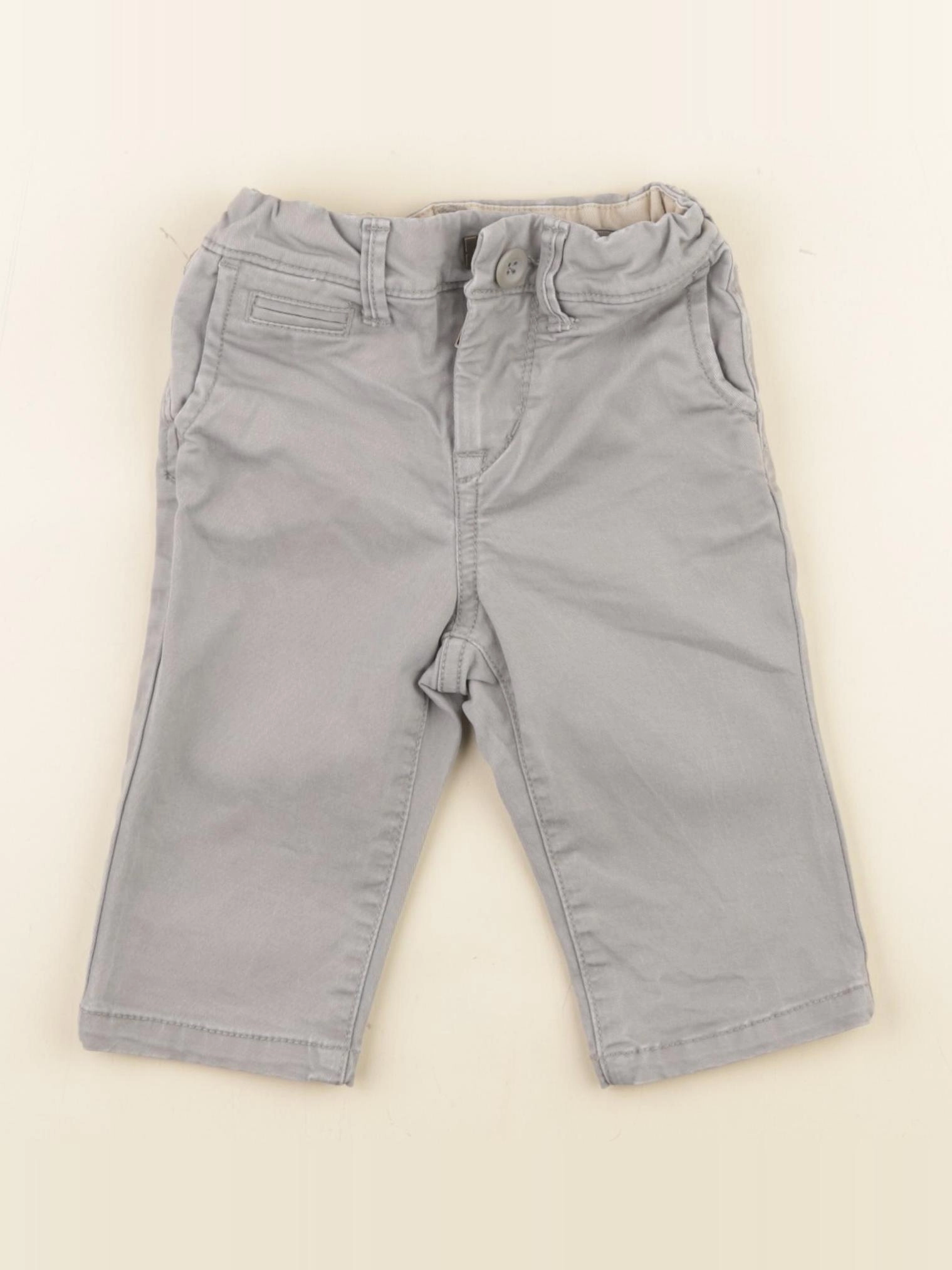 GAP - pantalon gris - 6/12 mois