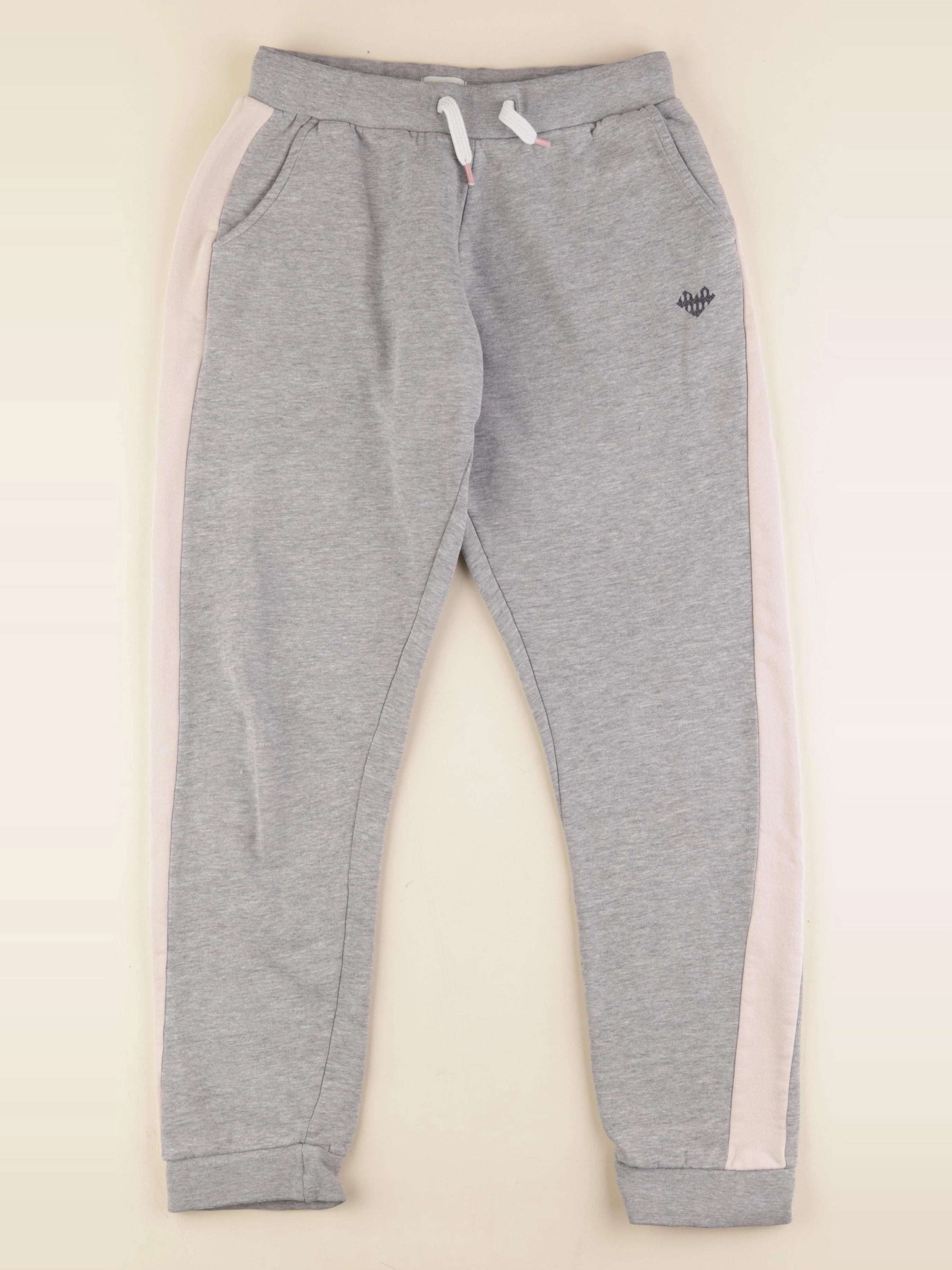 Vertbaudet - jogging doublé gris - 14 ans