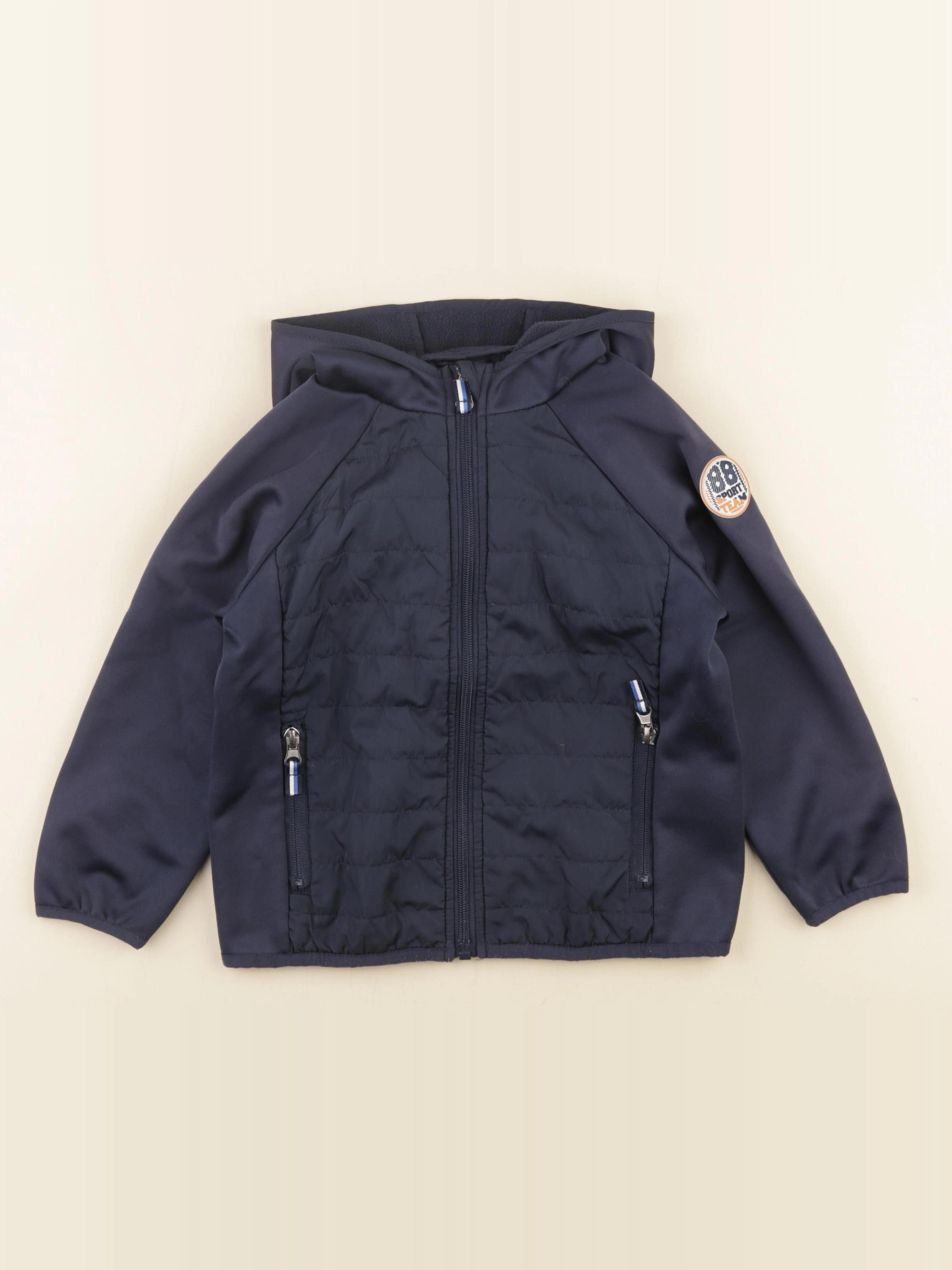 Vertbaudet - veste bleu - 4 ans