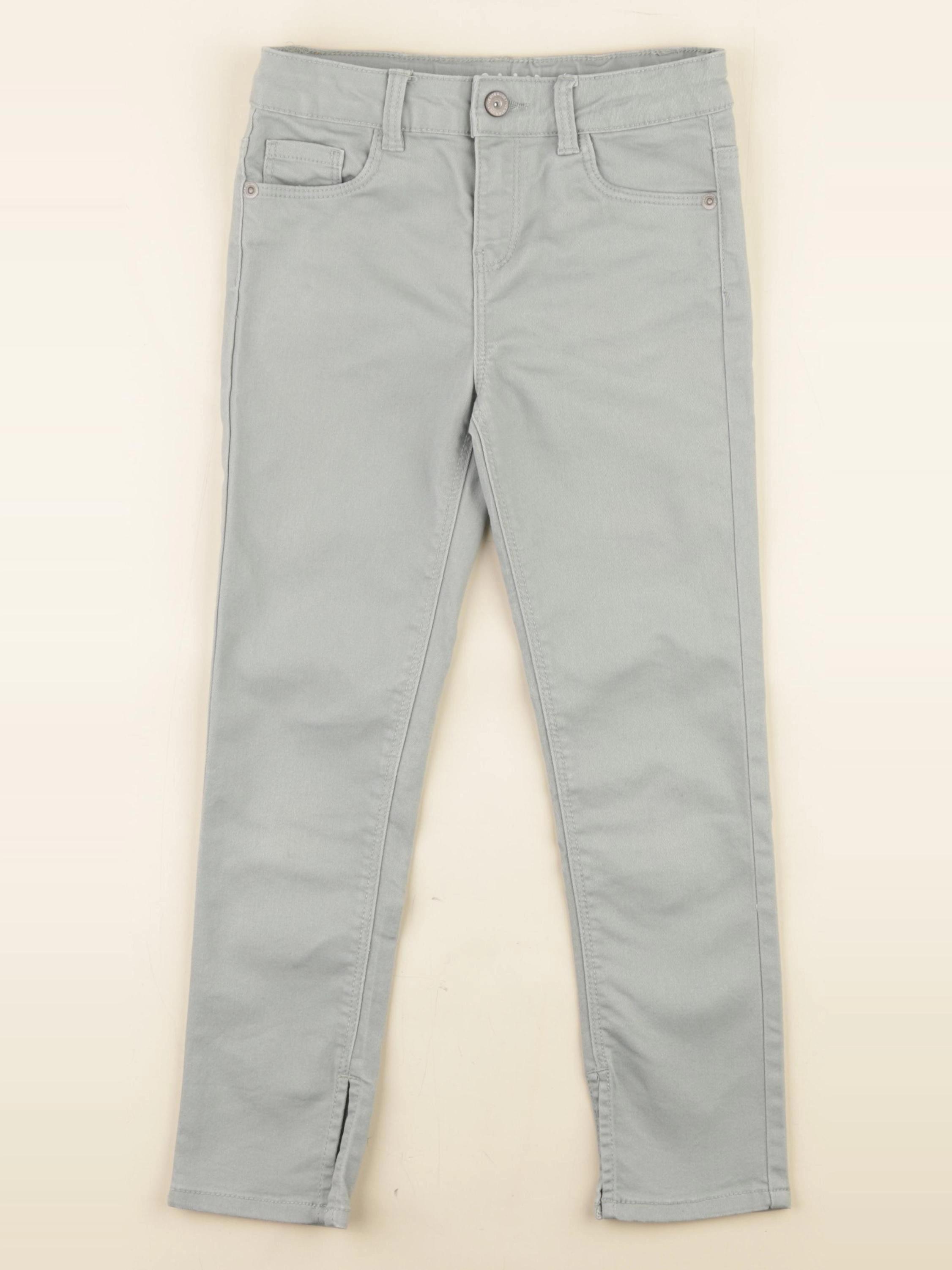 Vertbaudet - pantalon vert - 7 ans