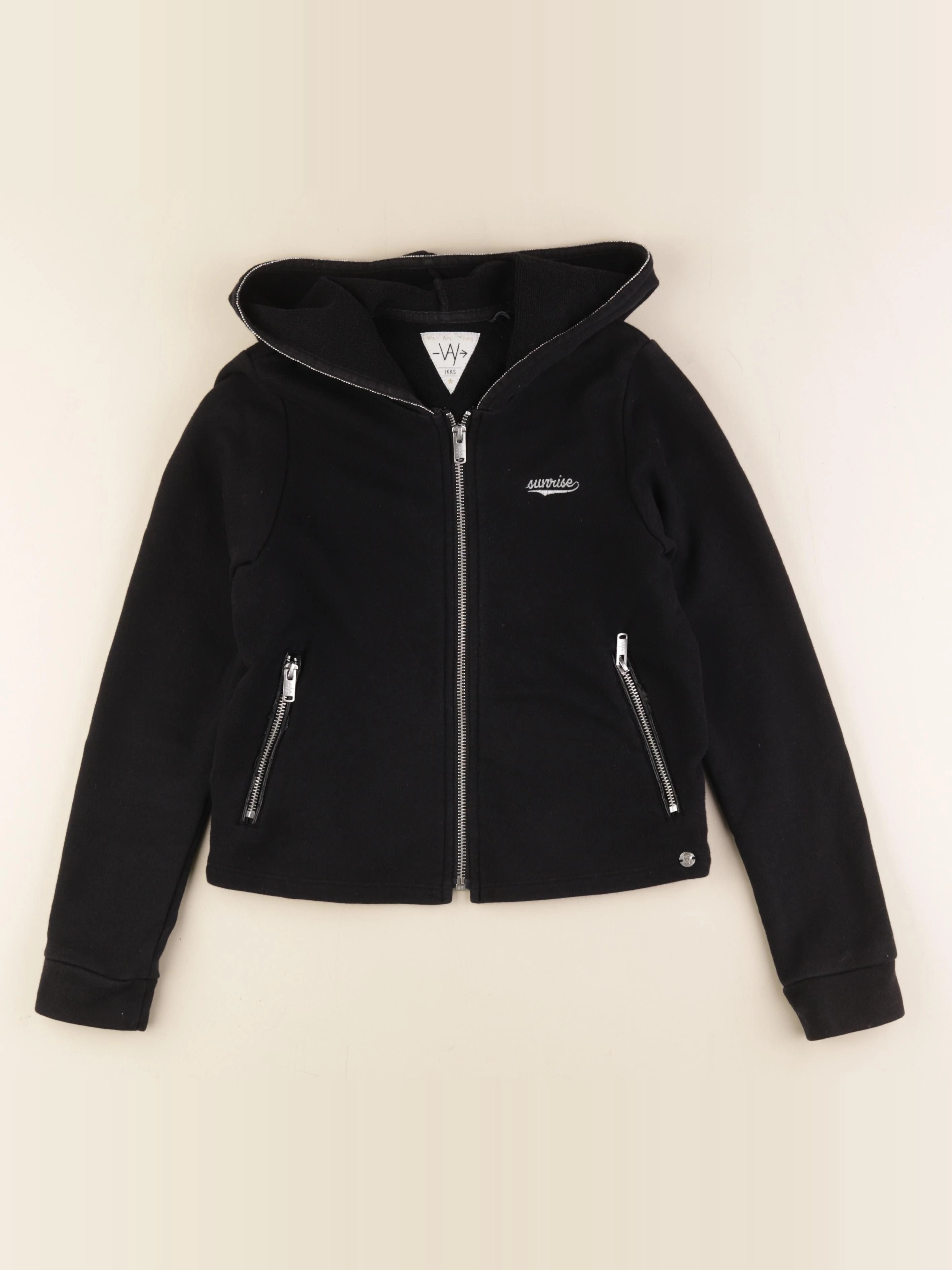 IKKS - sweat noir - 12 ans