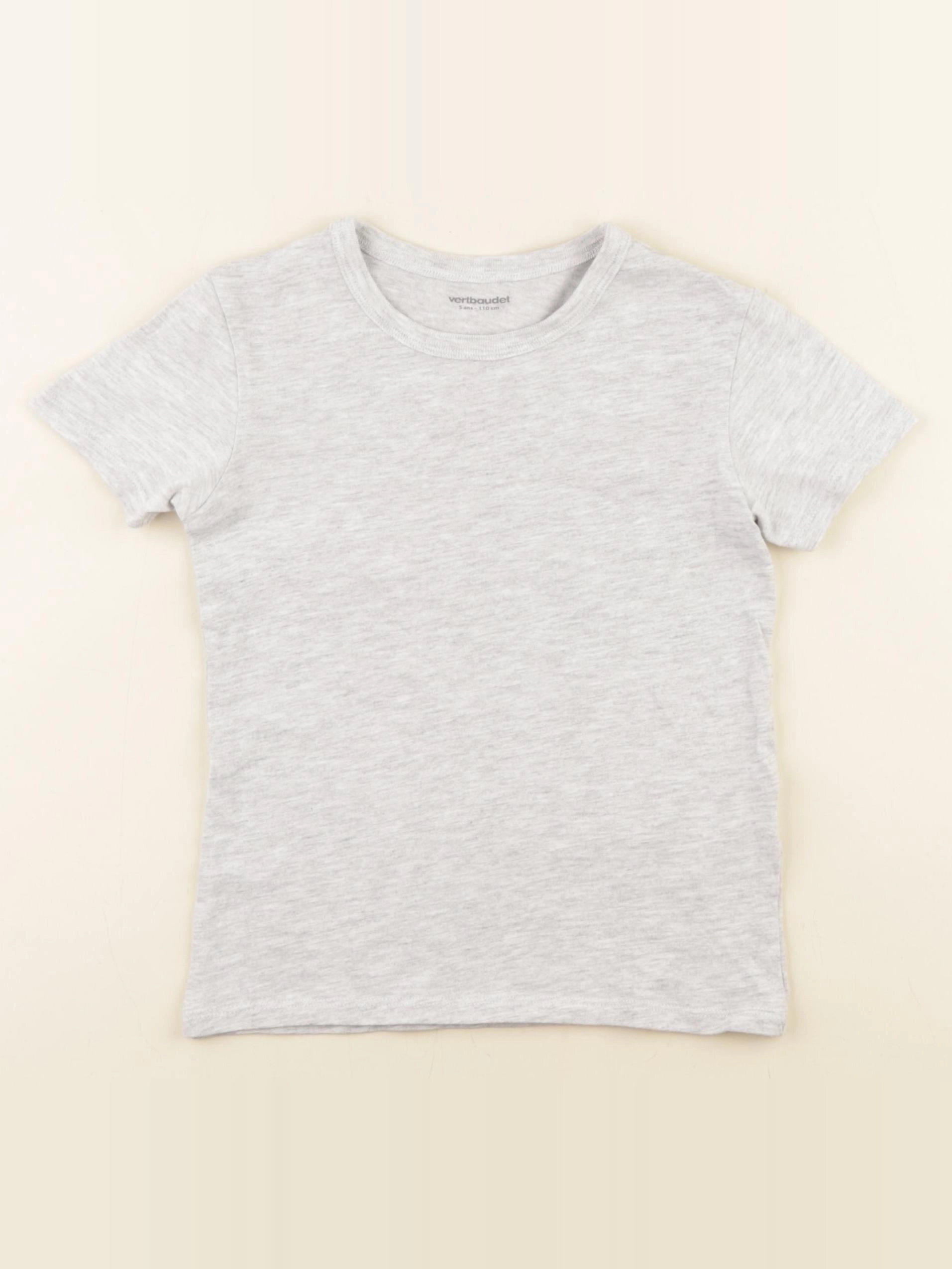 Vertbaudet - maillot de corps gris - 5 ans