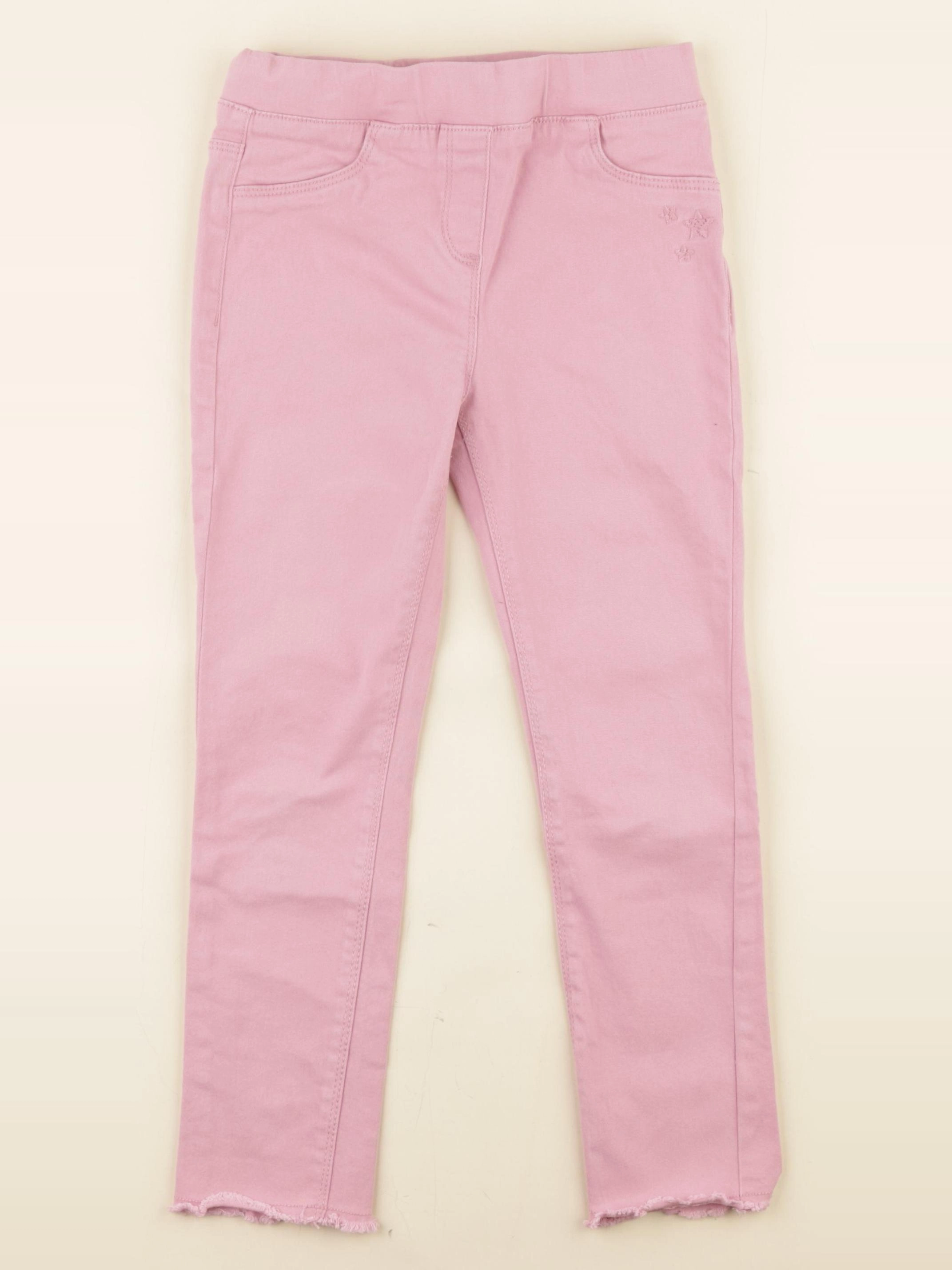 Vertbaudet - jegging rose - 7 ans