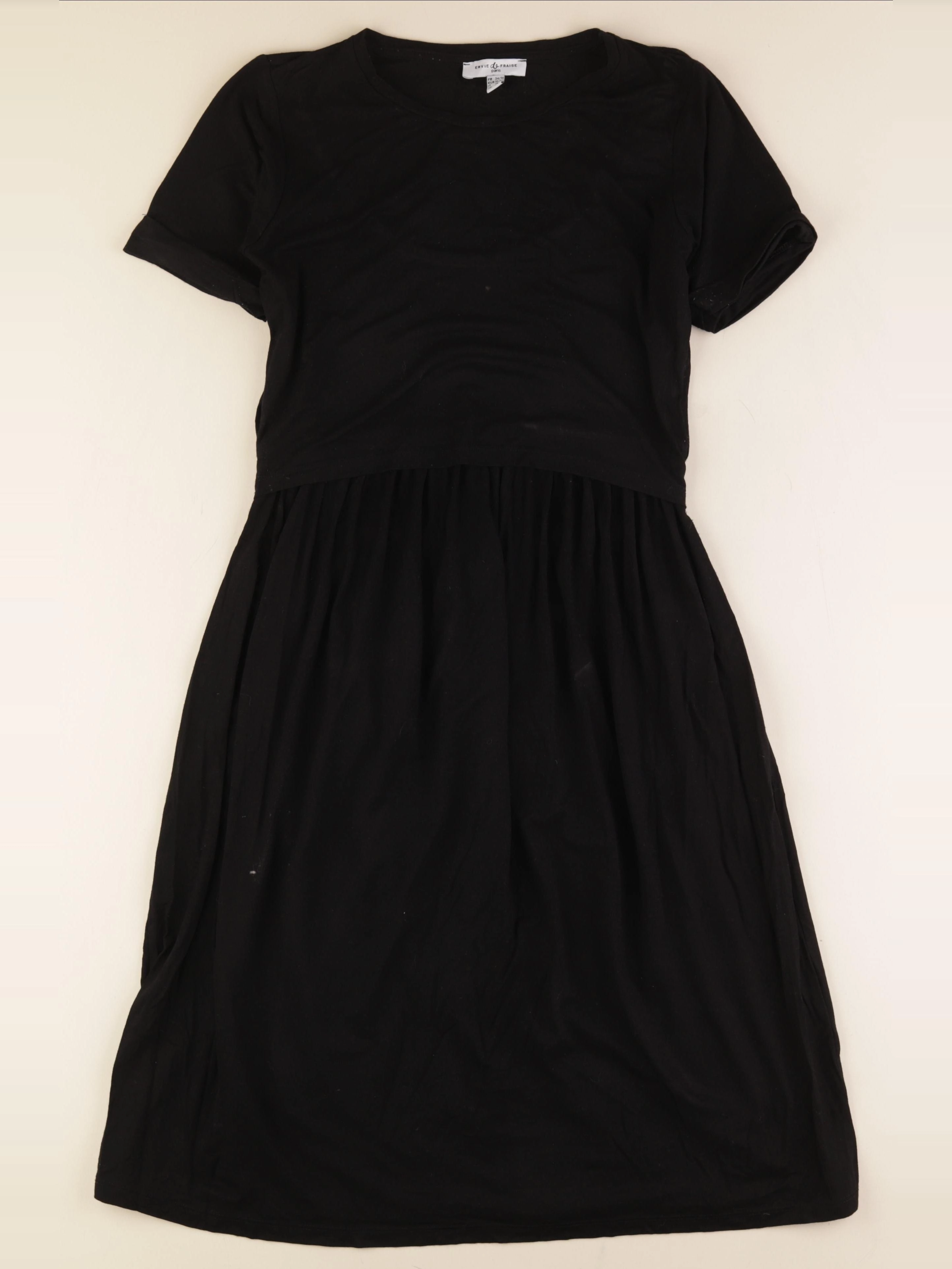 Envie de fraise - robe grossesse noir - 36