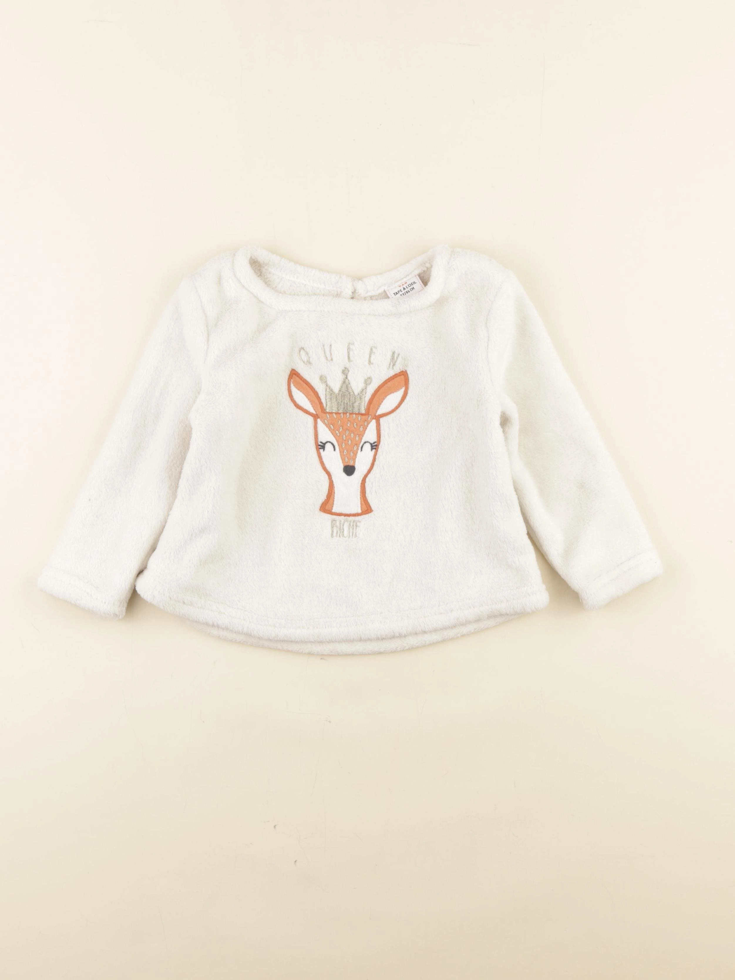 Tape à l'oeil - sweat beige - 2 ans