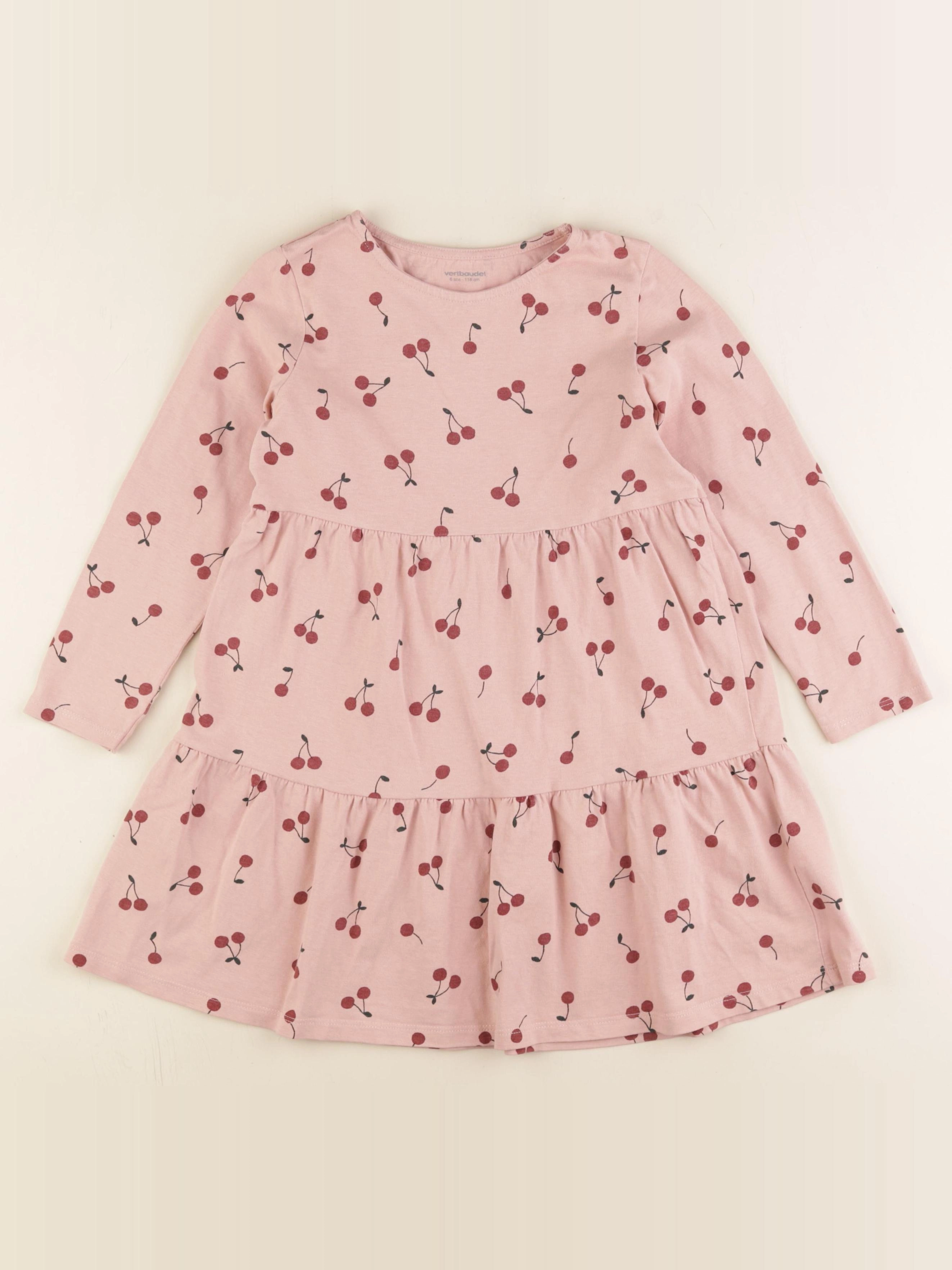 Vertbaudet - robe rose - 6 ans