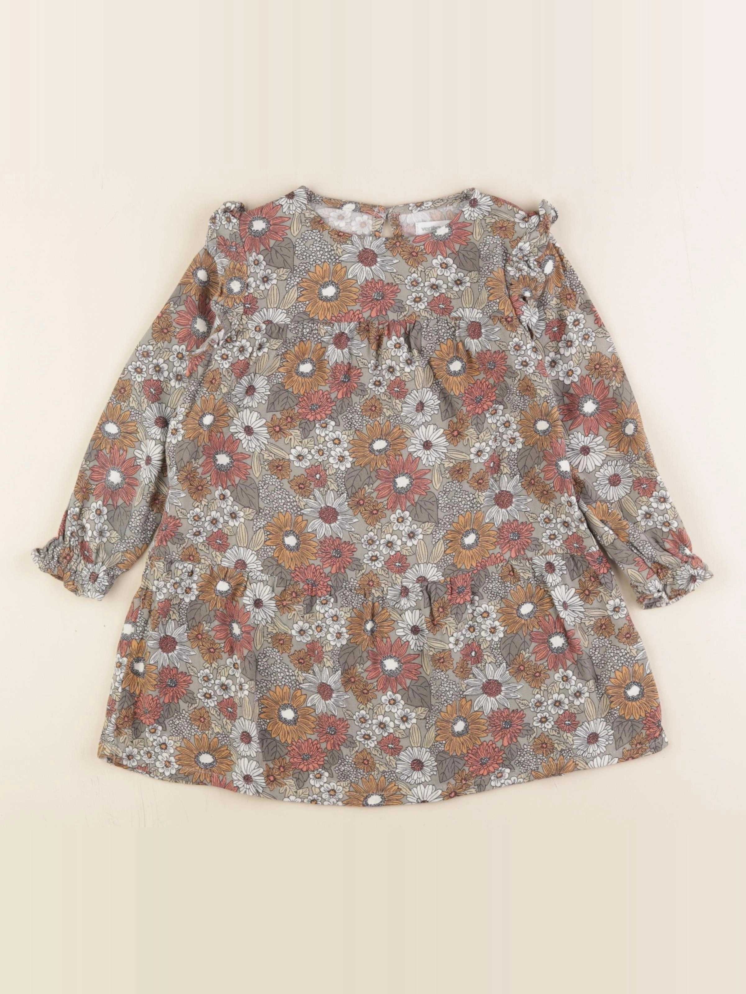 Vertbaudet - robe multicolore - 3 ans