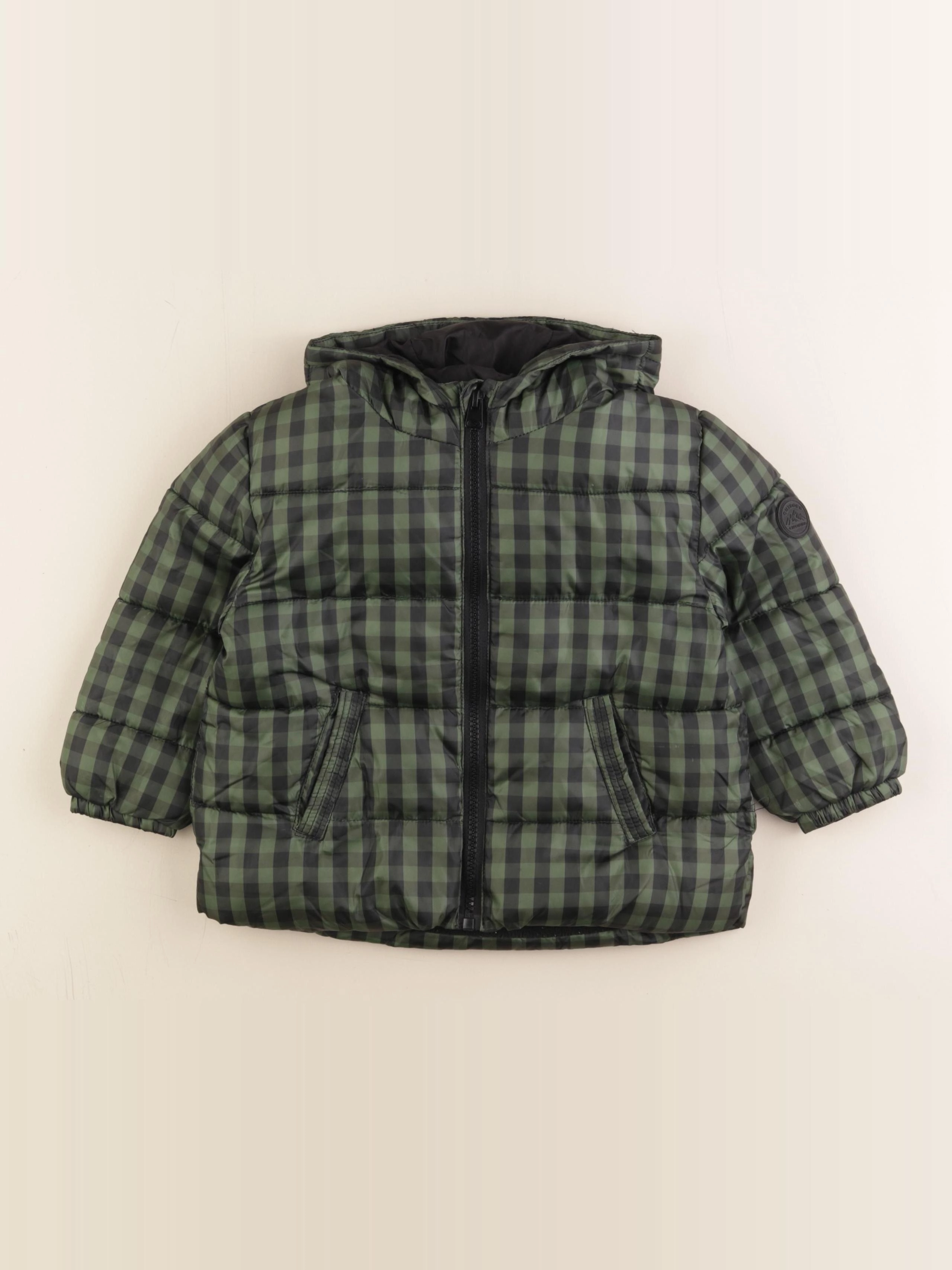 Mango - doudoune vert - 2/3 ans