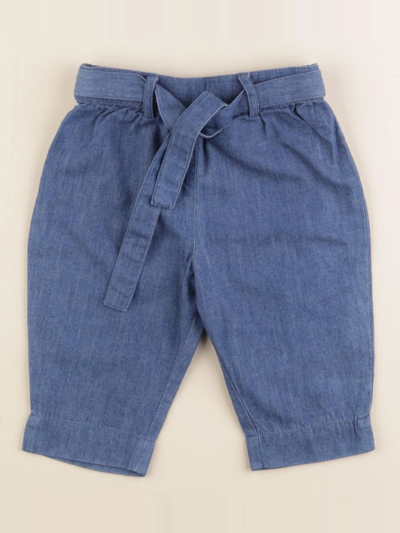 Cyrillus - pantalon bleu - 6 mois