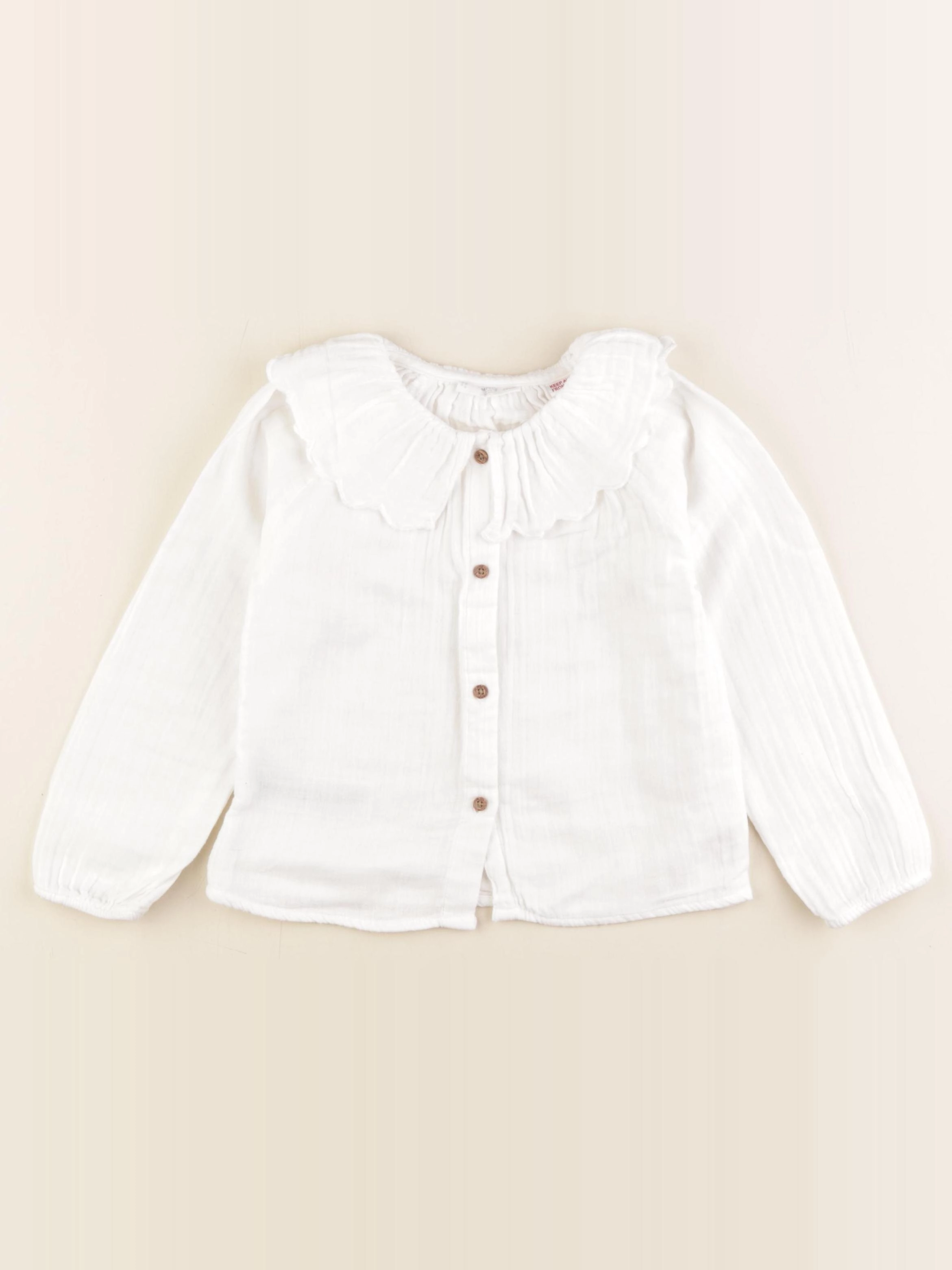 Mango - blouse blanc - 2/3 ans