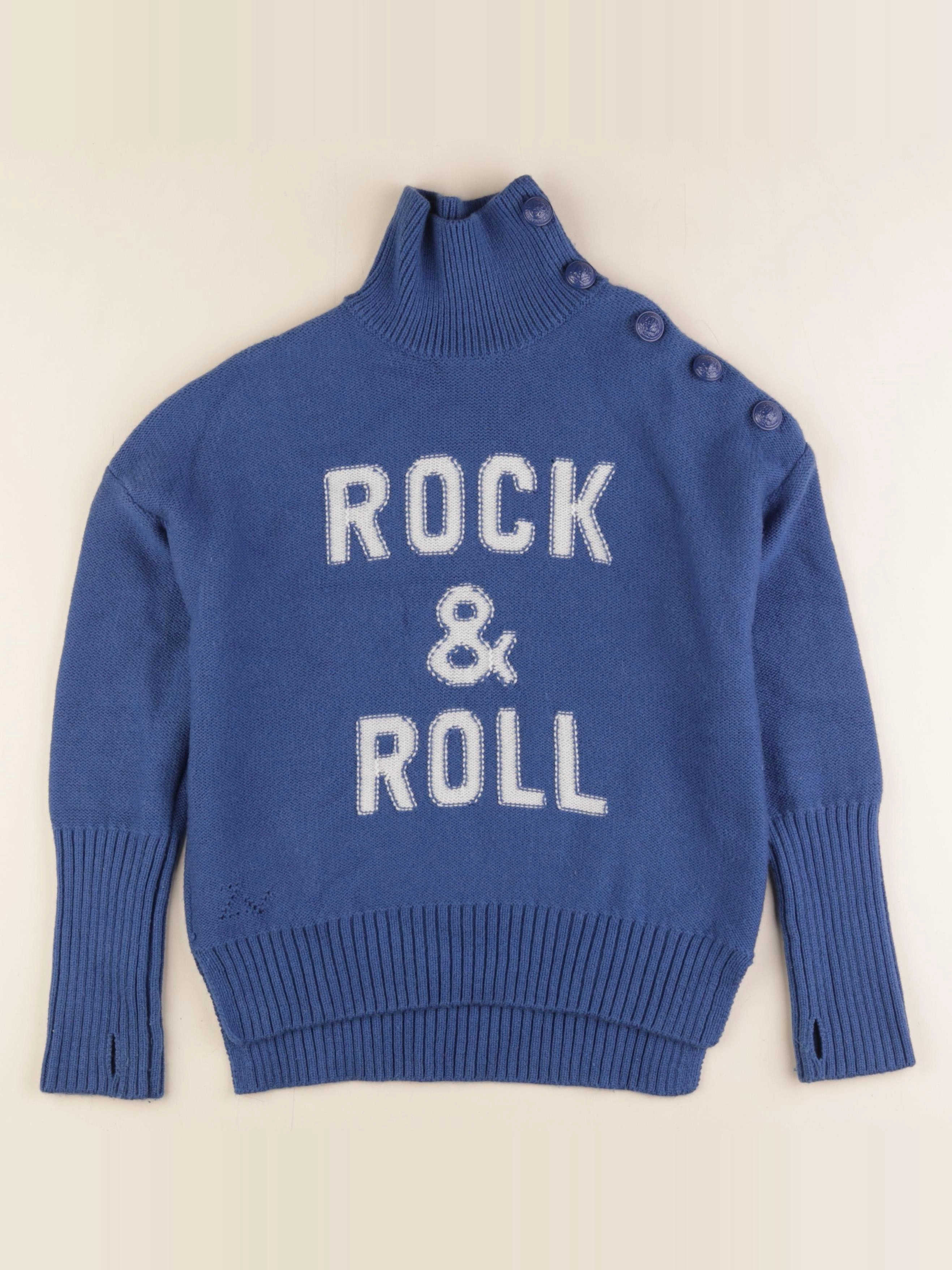 Zadig & Voltaire - pull bleu - 12 ans