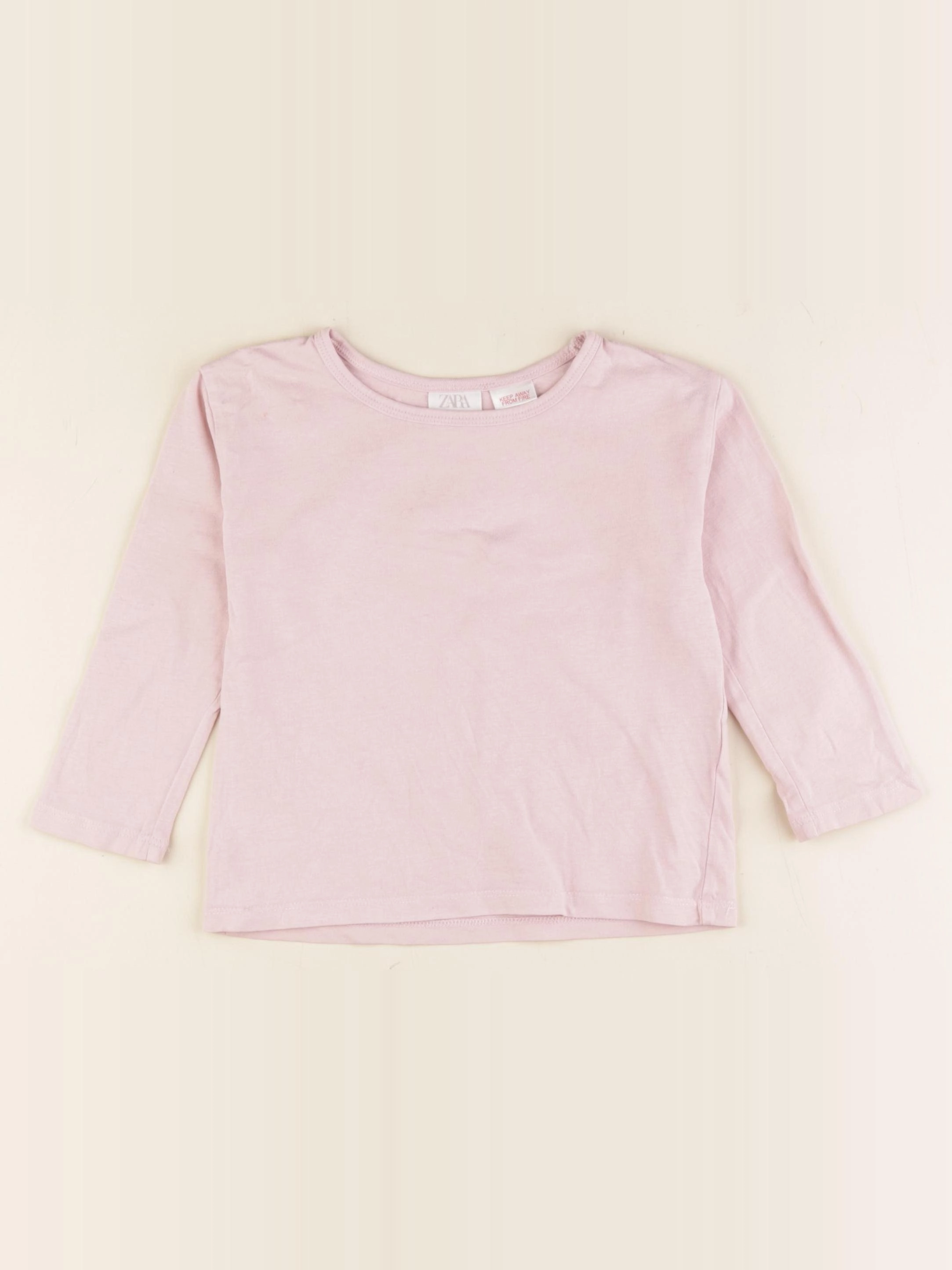 Zara - tee-shirt rose - 18/24 mois