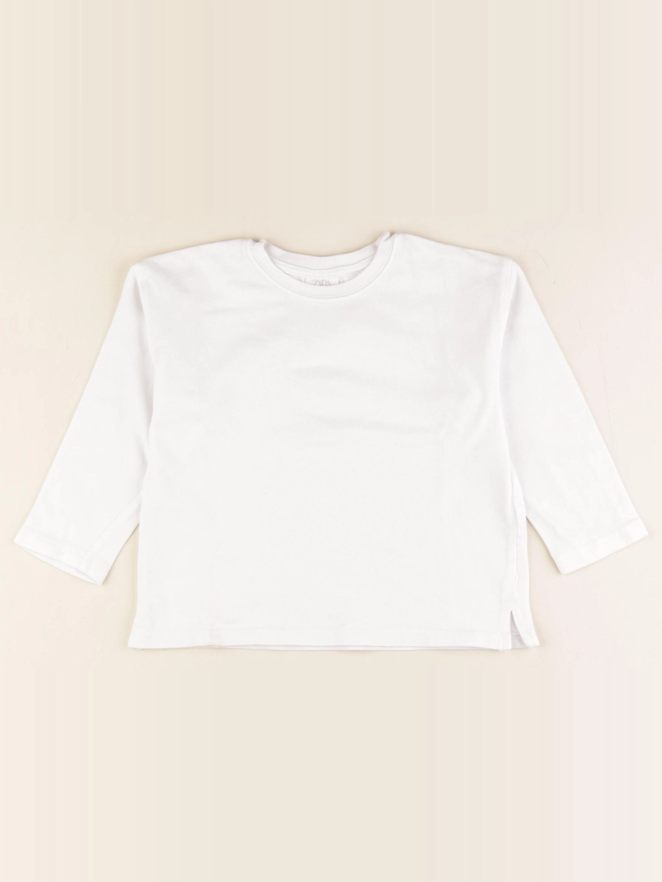 Zara - tee-shirt blanc - 2/3 ans