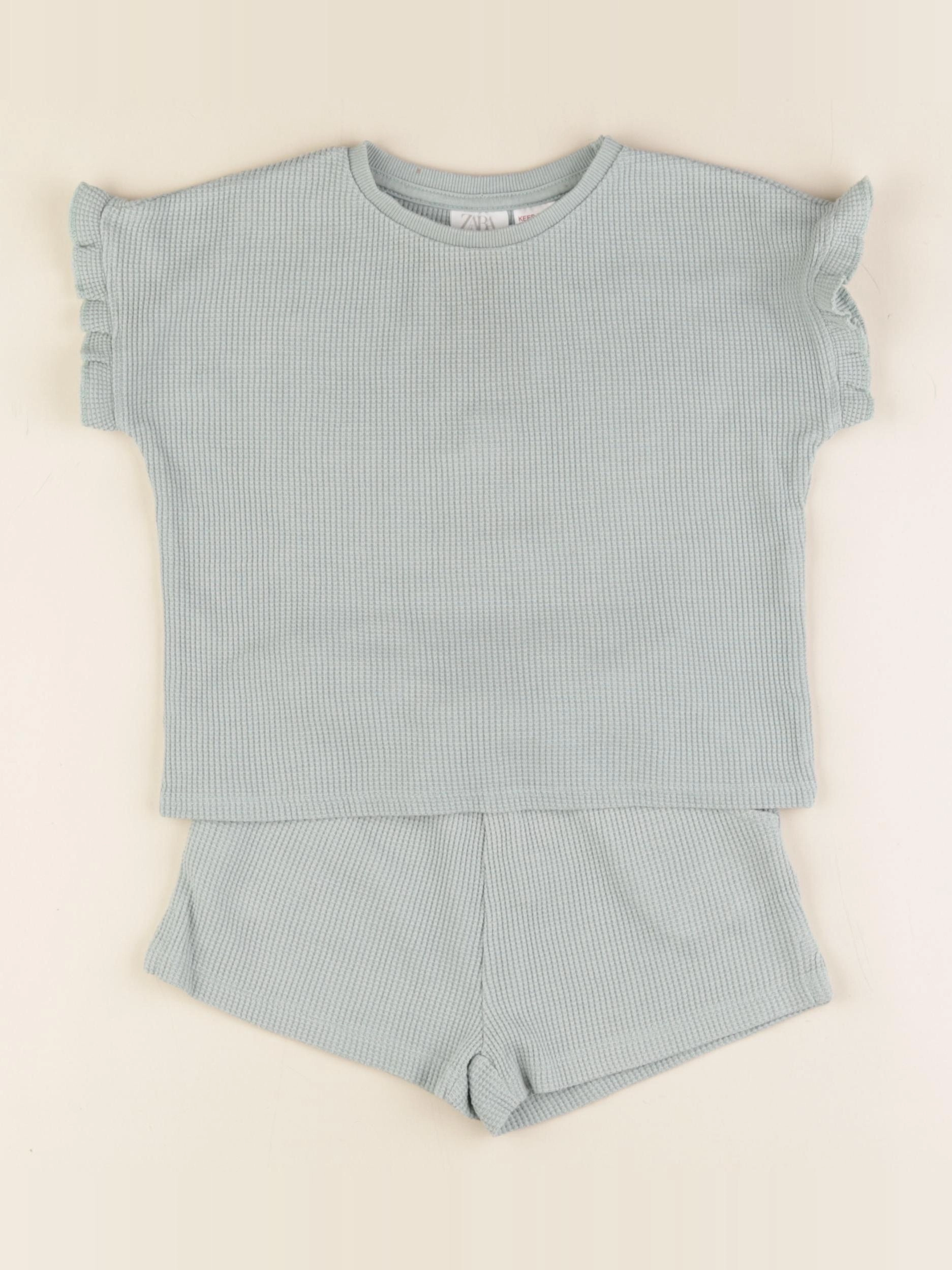 Zara - pyjama coton vert - 24 mois