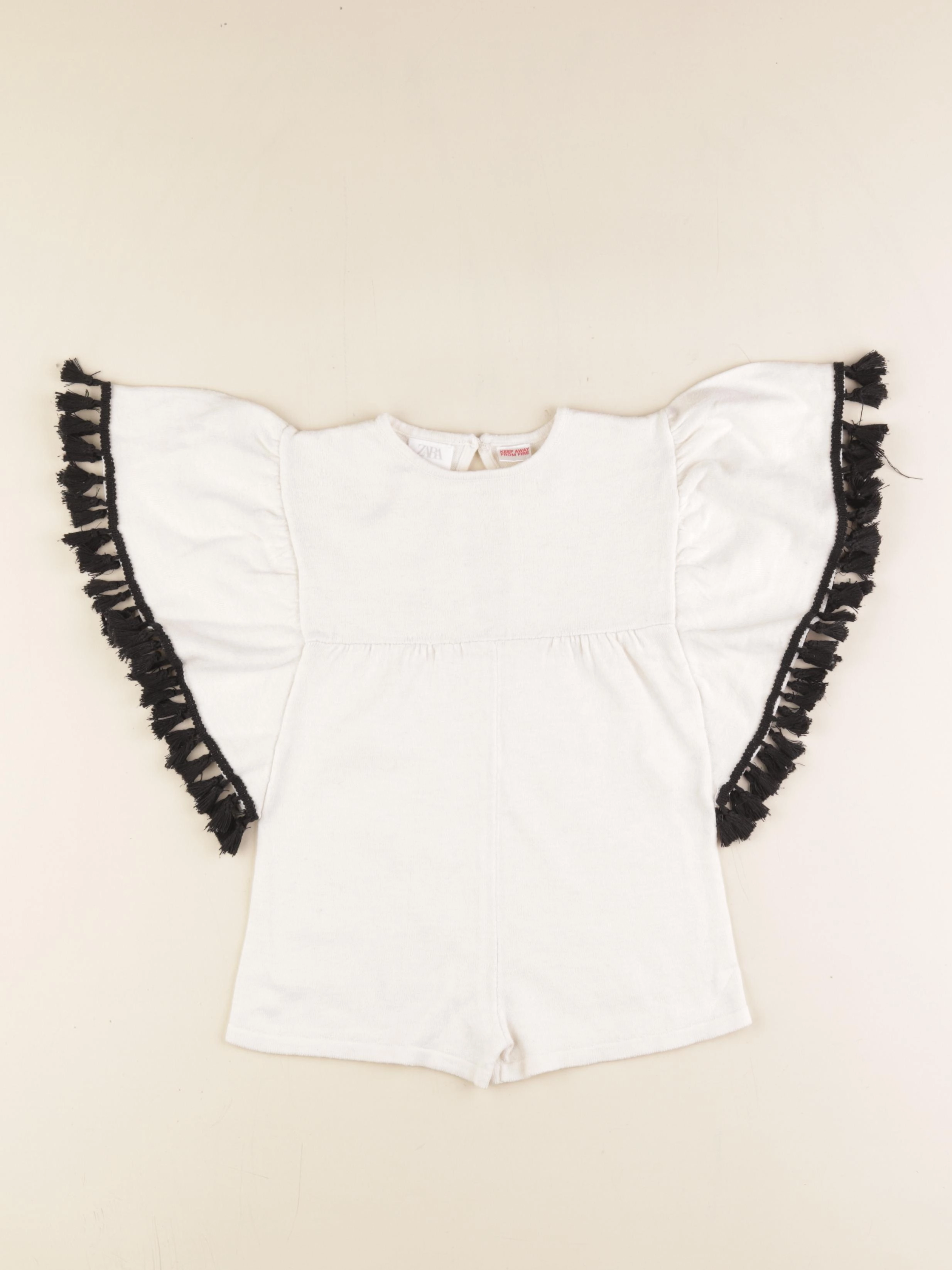 Zara - combinaison blanc - 12/18 mois