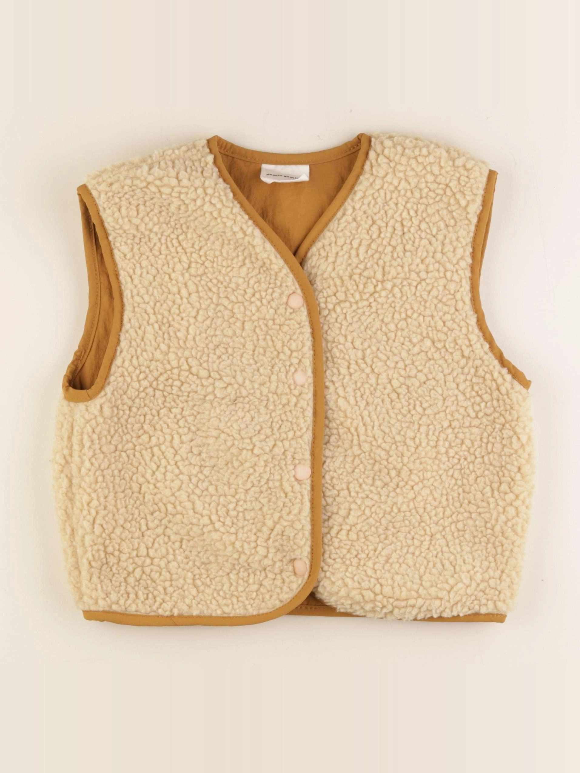 Gamin gamine - gilet beige - 2 ans
