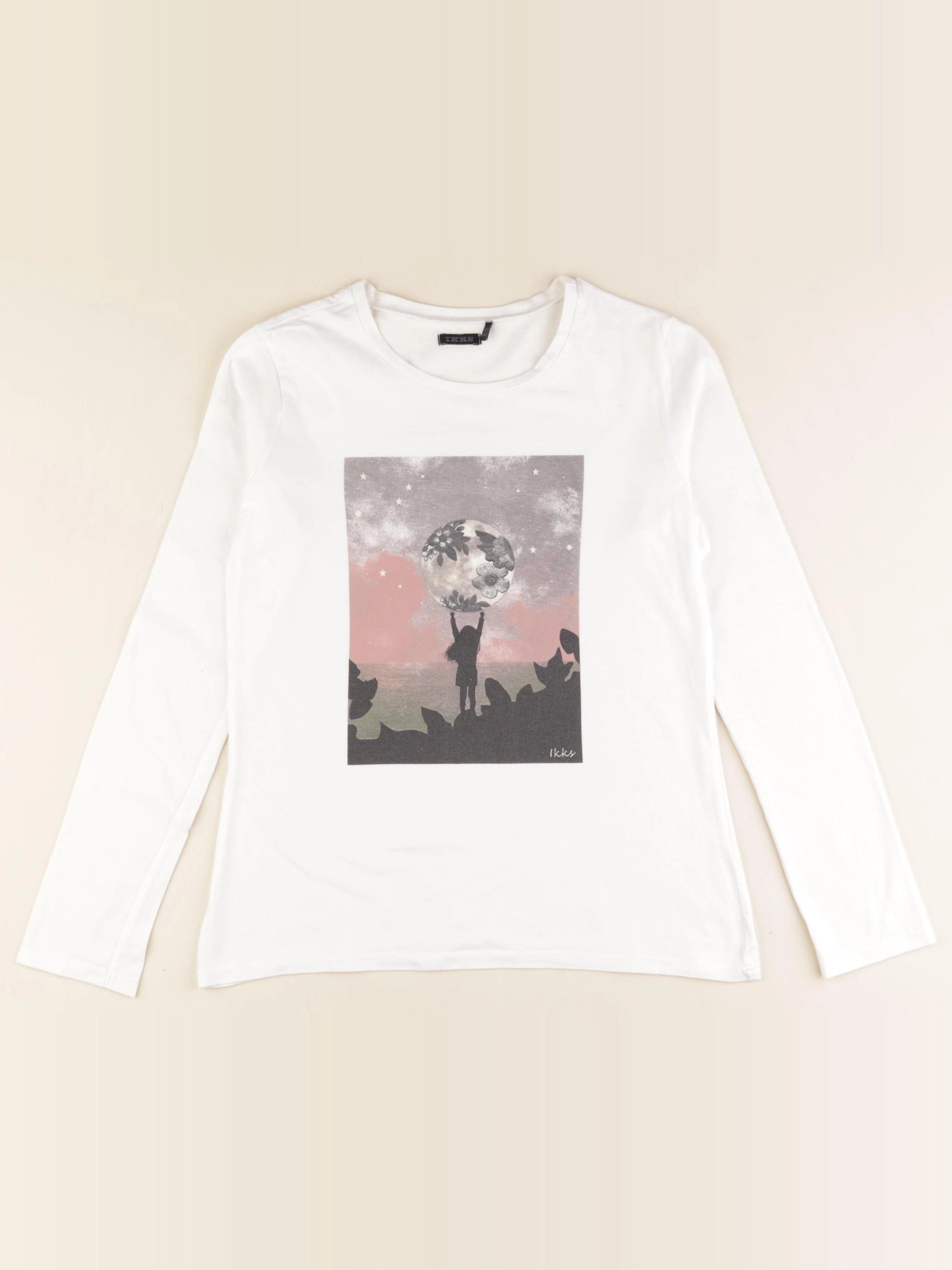 IKKS - tee-shirt blanc - 12 ans