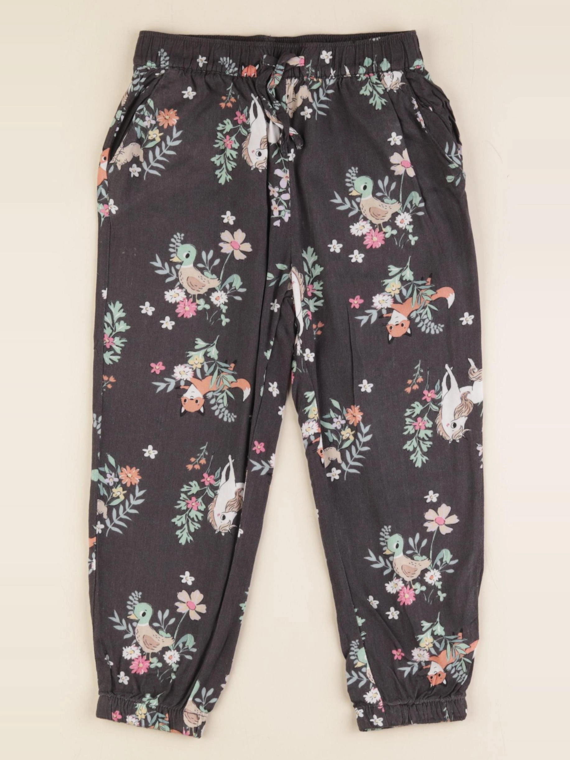 H&M - pantalon multicolore - 3/4 ans