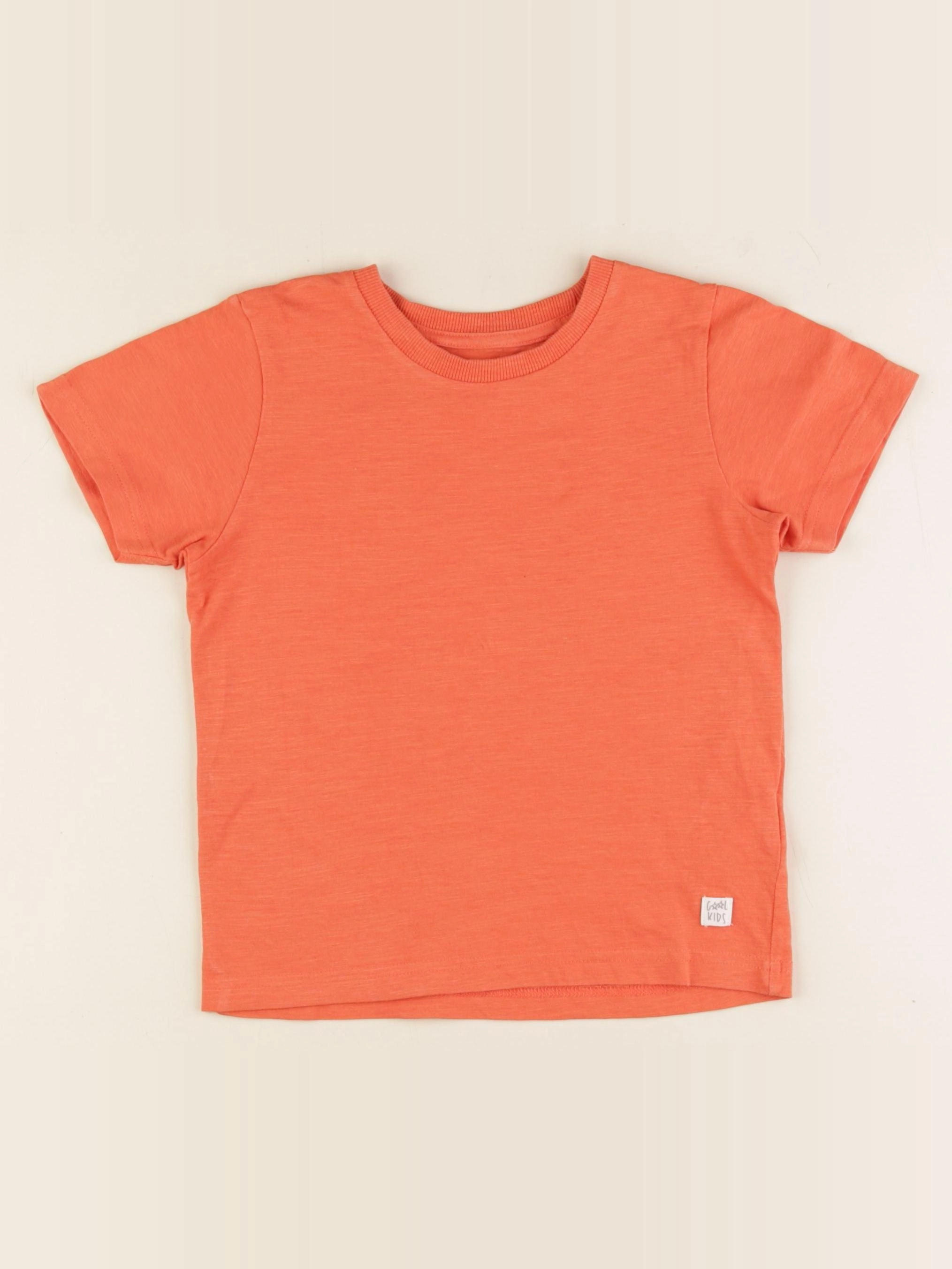 Vertbaudet - tee-shirt orange - 5 ans