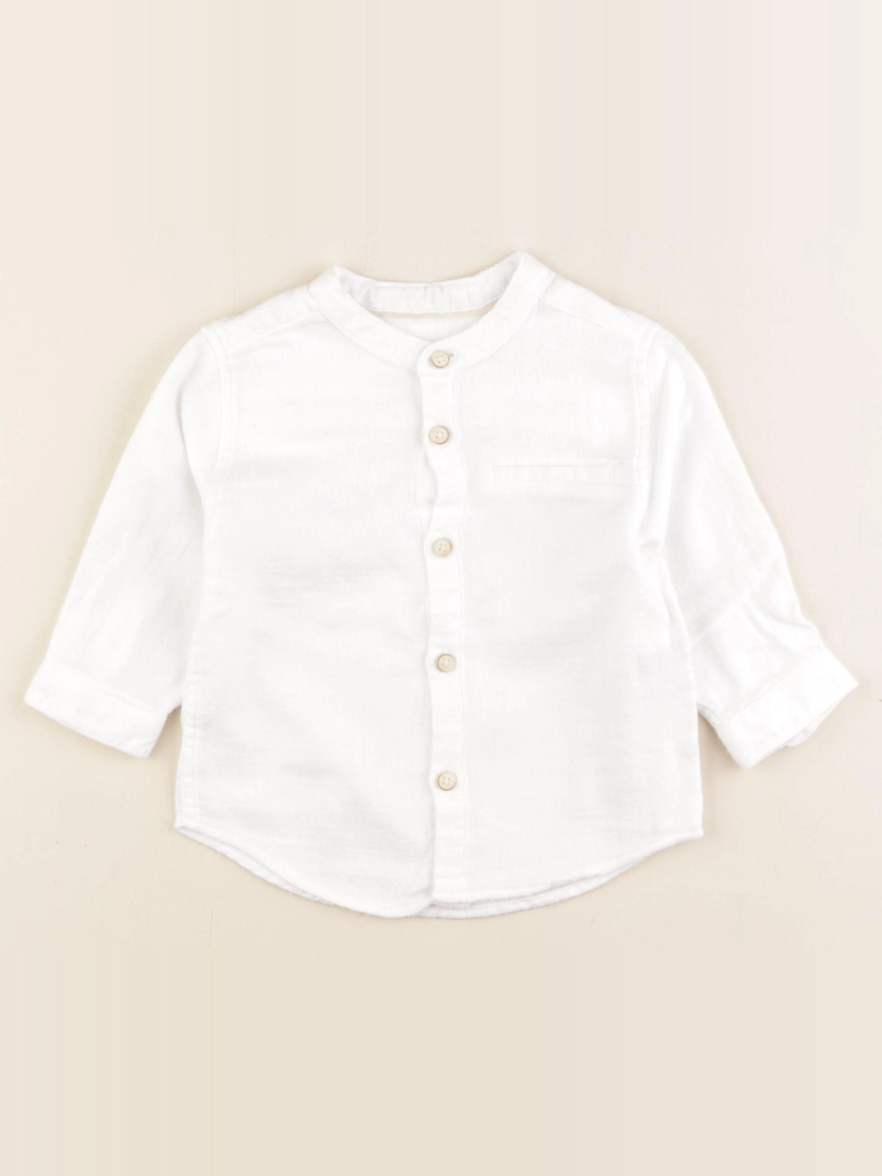 Zara - chemise blanc - 3/6 mois