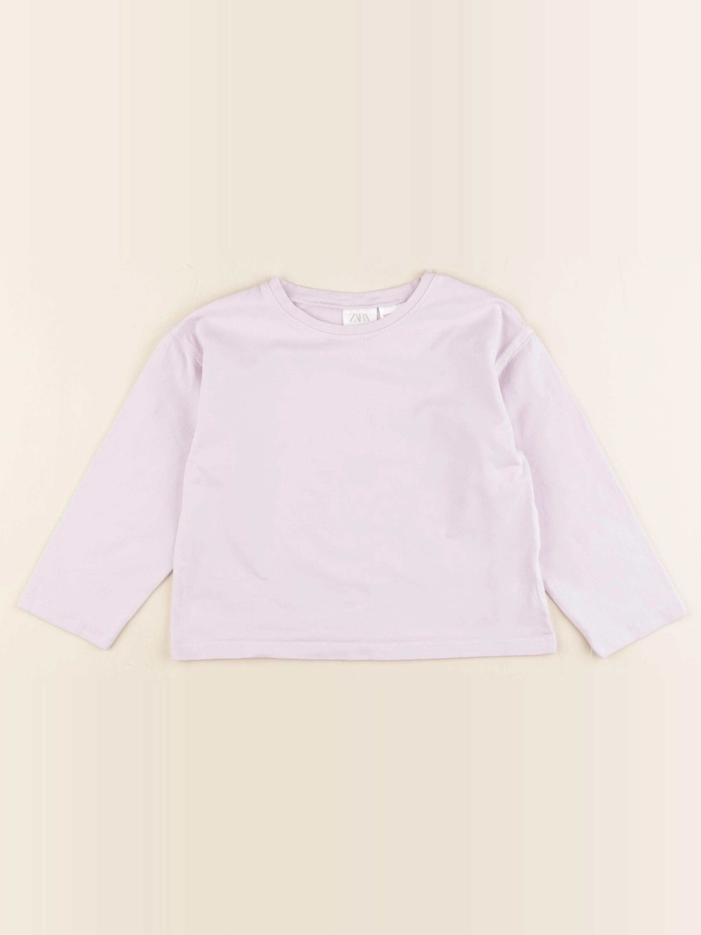 Zara - tee-shirt violet - 4 ans