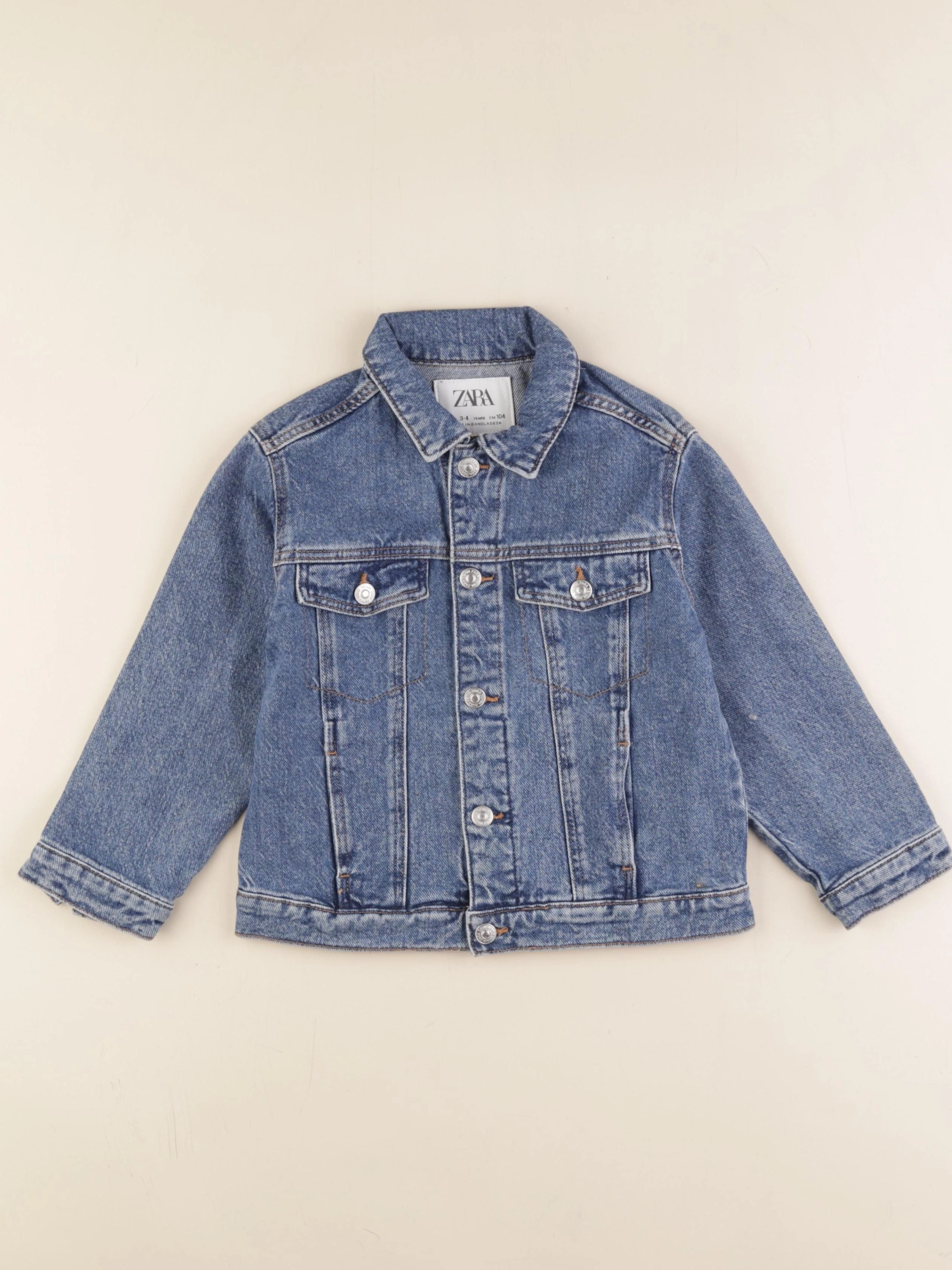 Zara - veste bleu - 3/4 ans