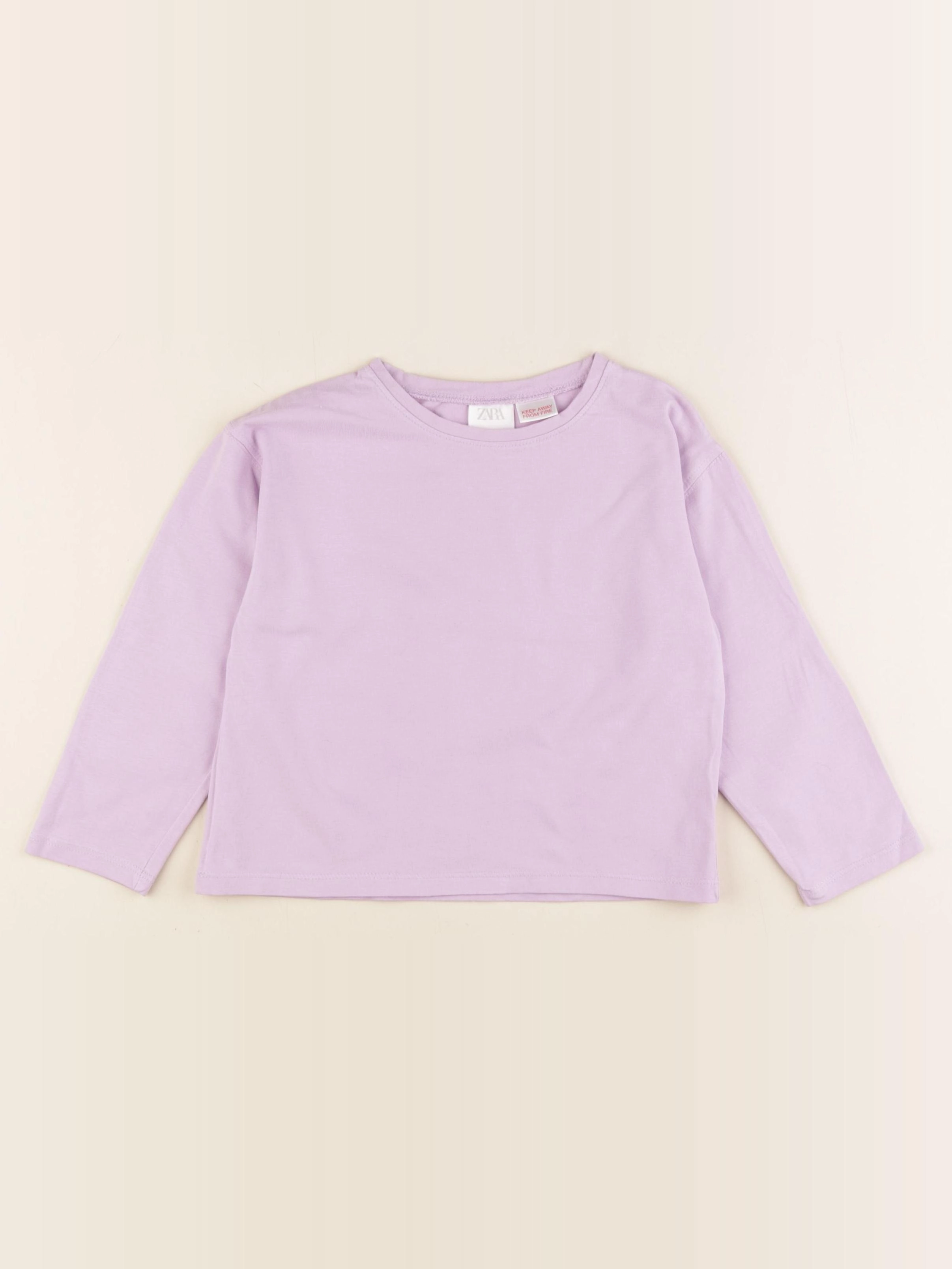 Zara - tee-shirt violet - 4 ans