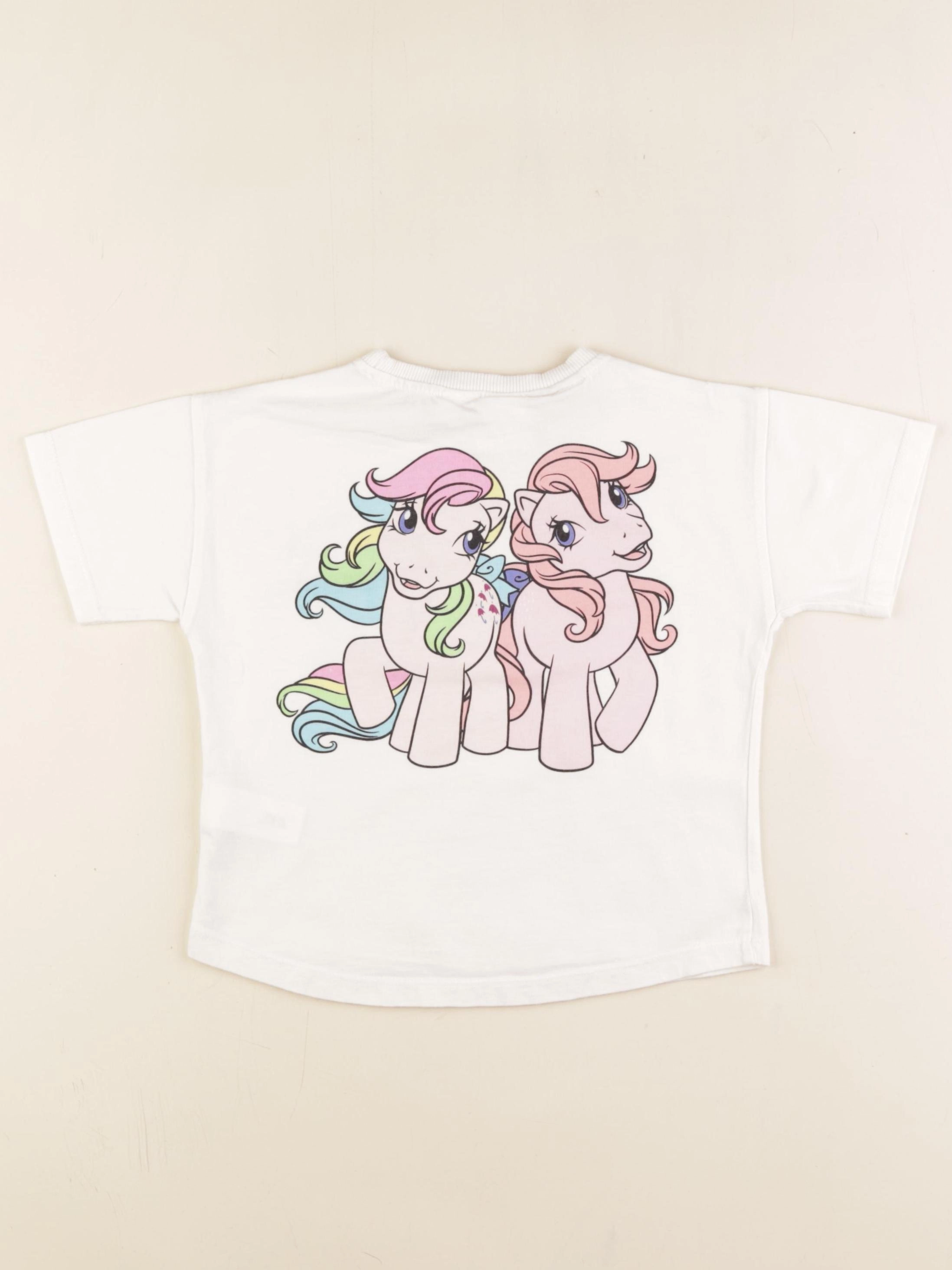 Zara - tee-shirt imprimé au dos blanc - 3 ans