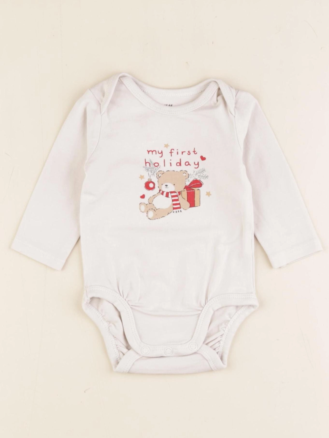 H&M - body beige - 1/2 mois