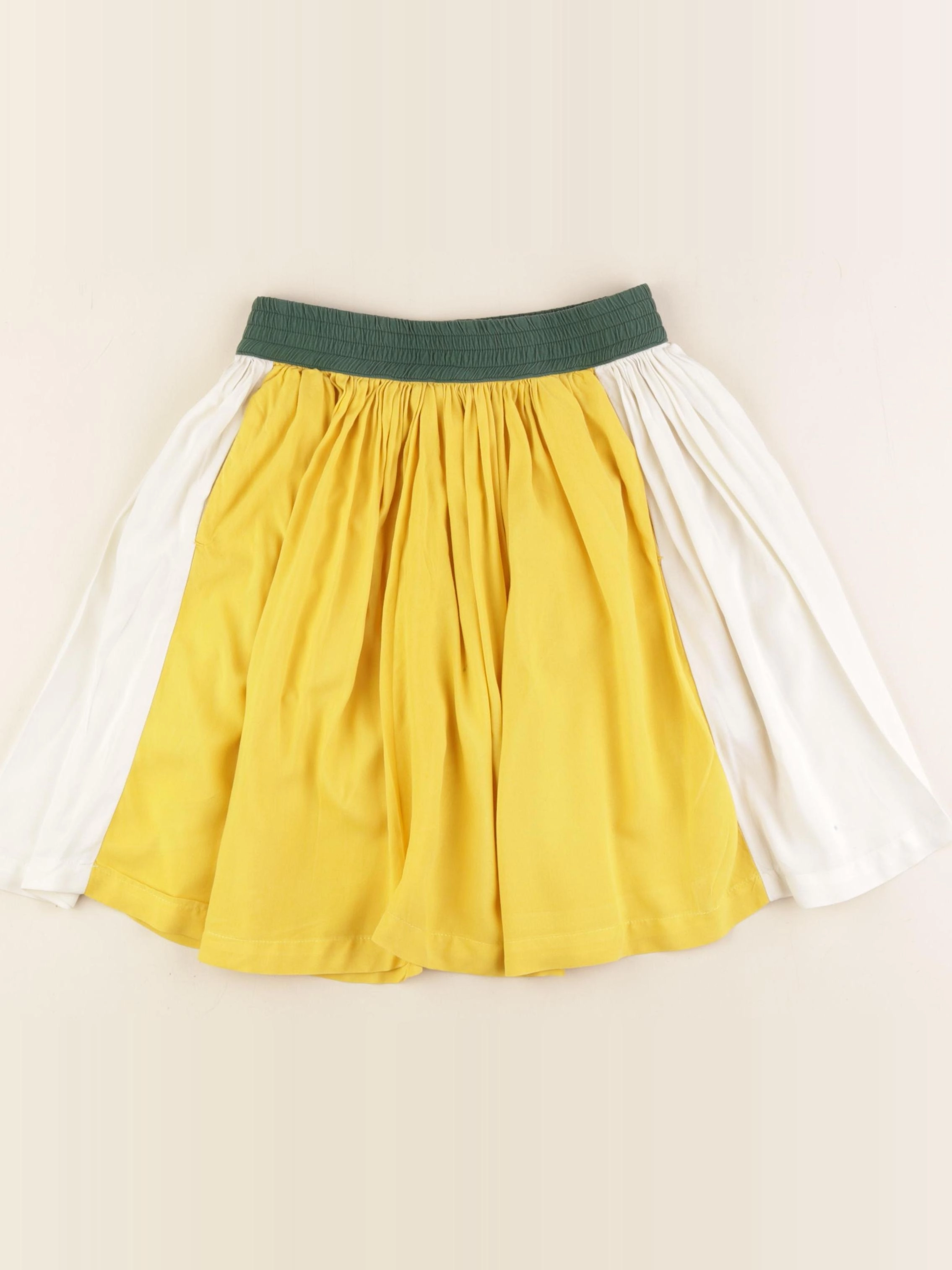 Bellerose - jupe jaune, beige - 8 ans