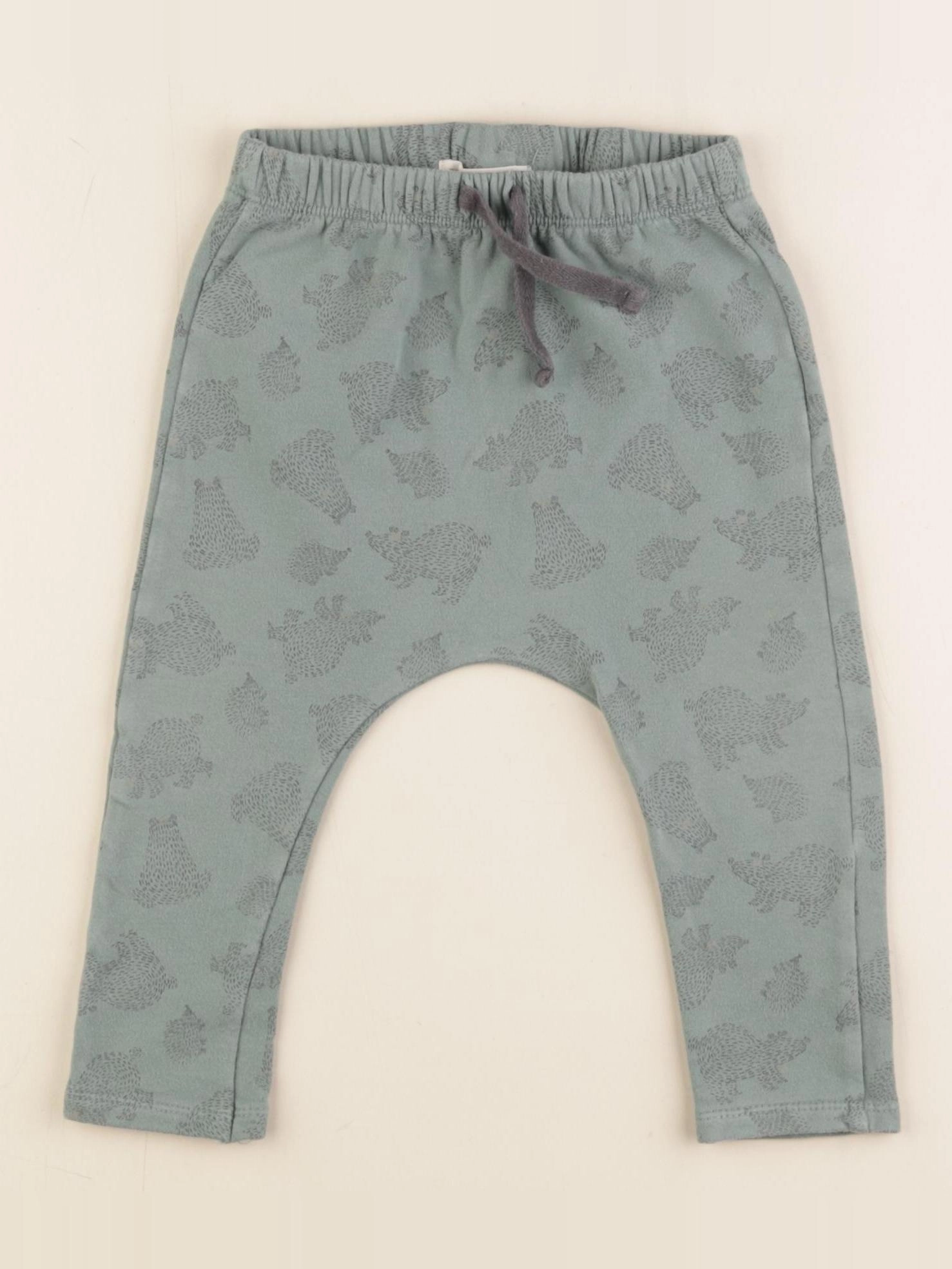 Zara - sarouel vert - 6/9 mois