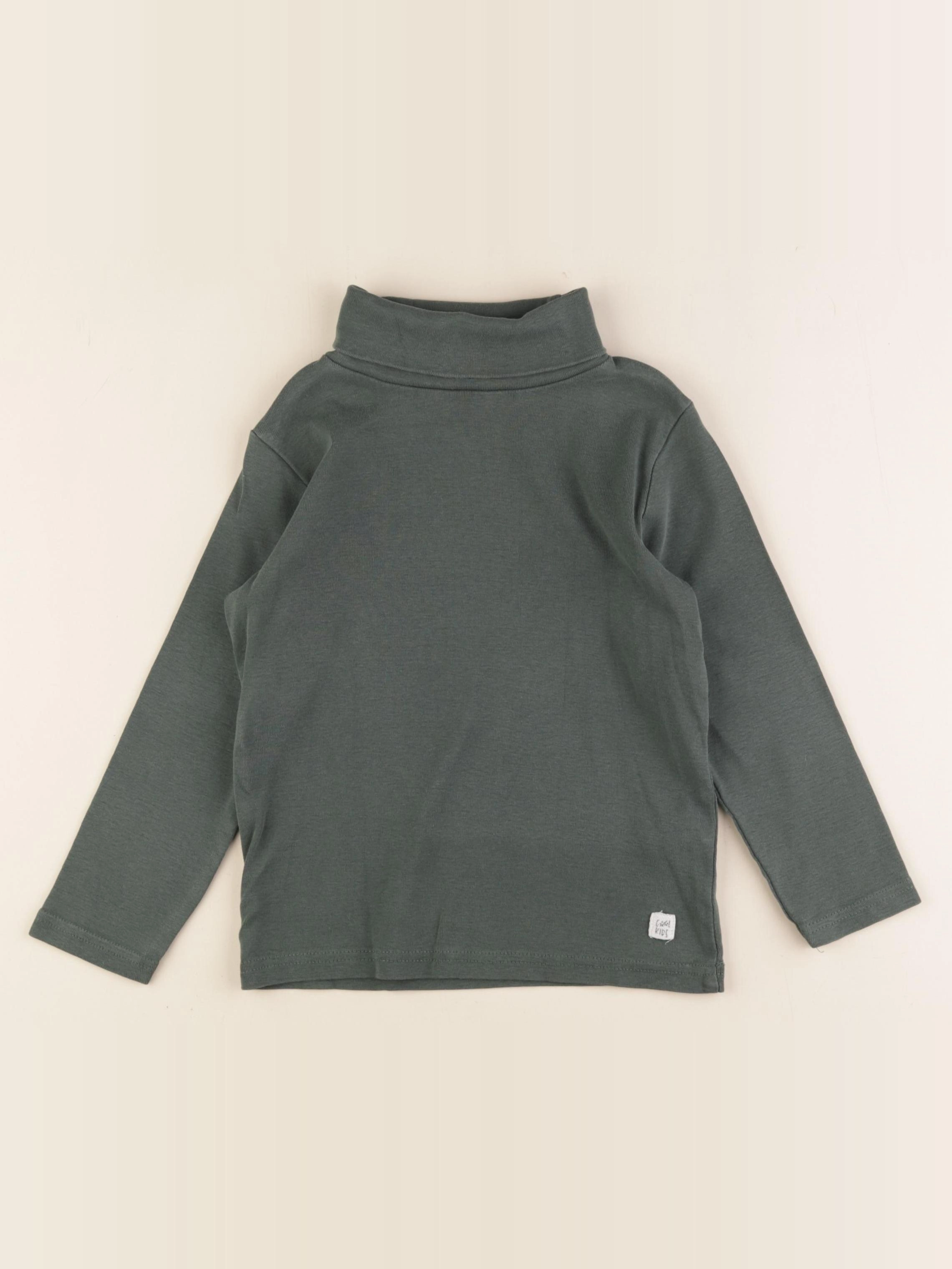 Vertbaudet - sous-pull vert - 6 ans