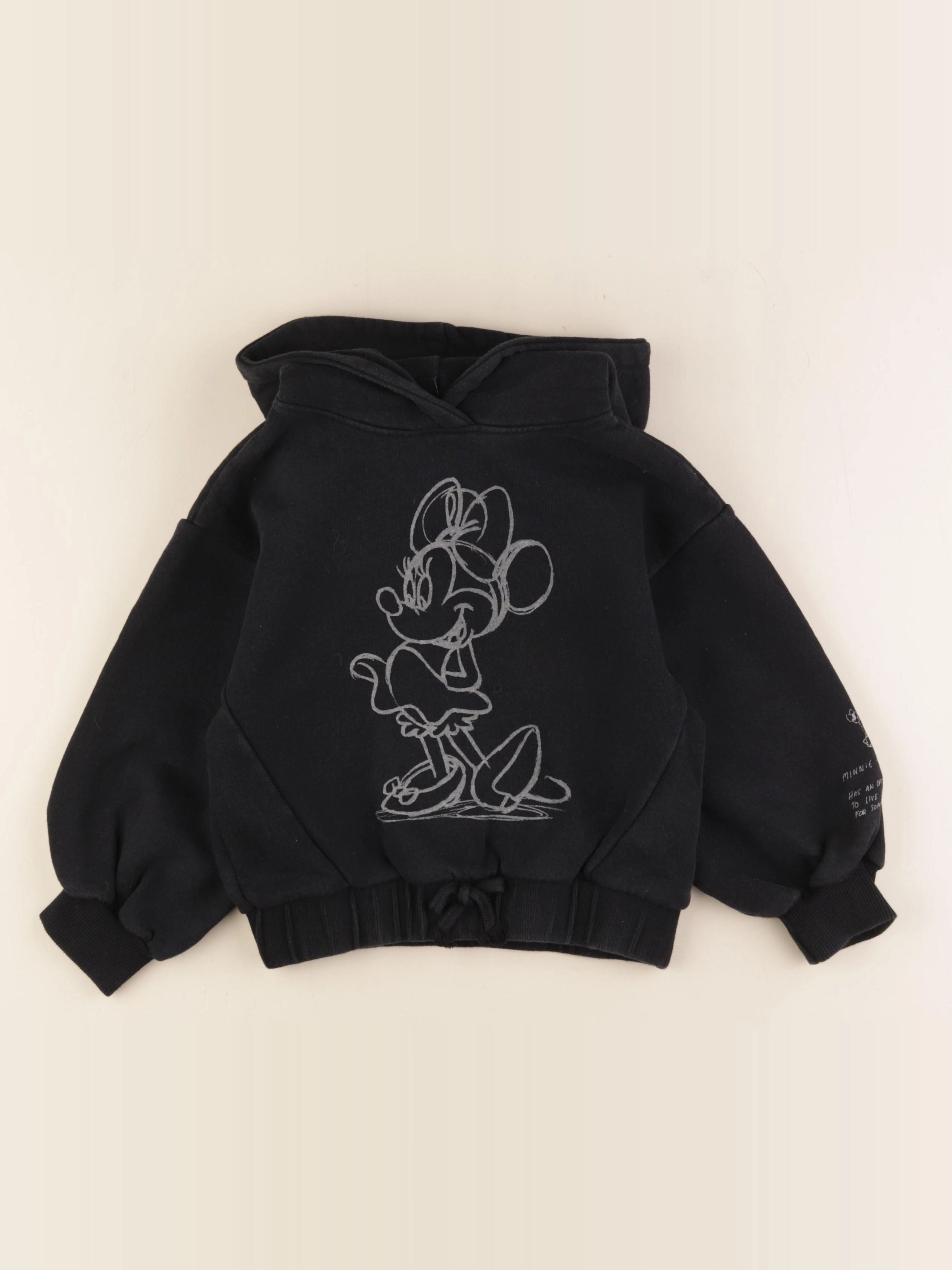 Zara - sweat noir - 7 ans