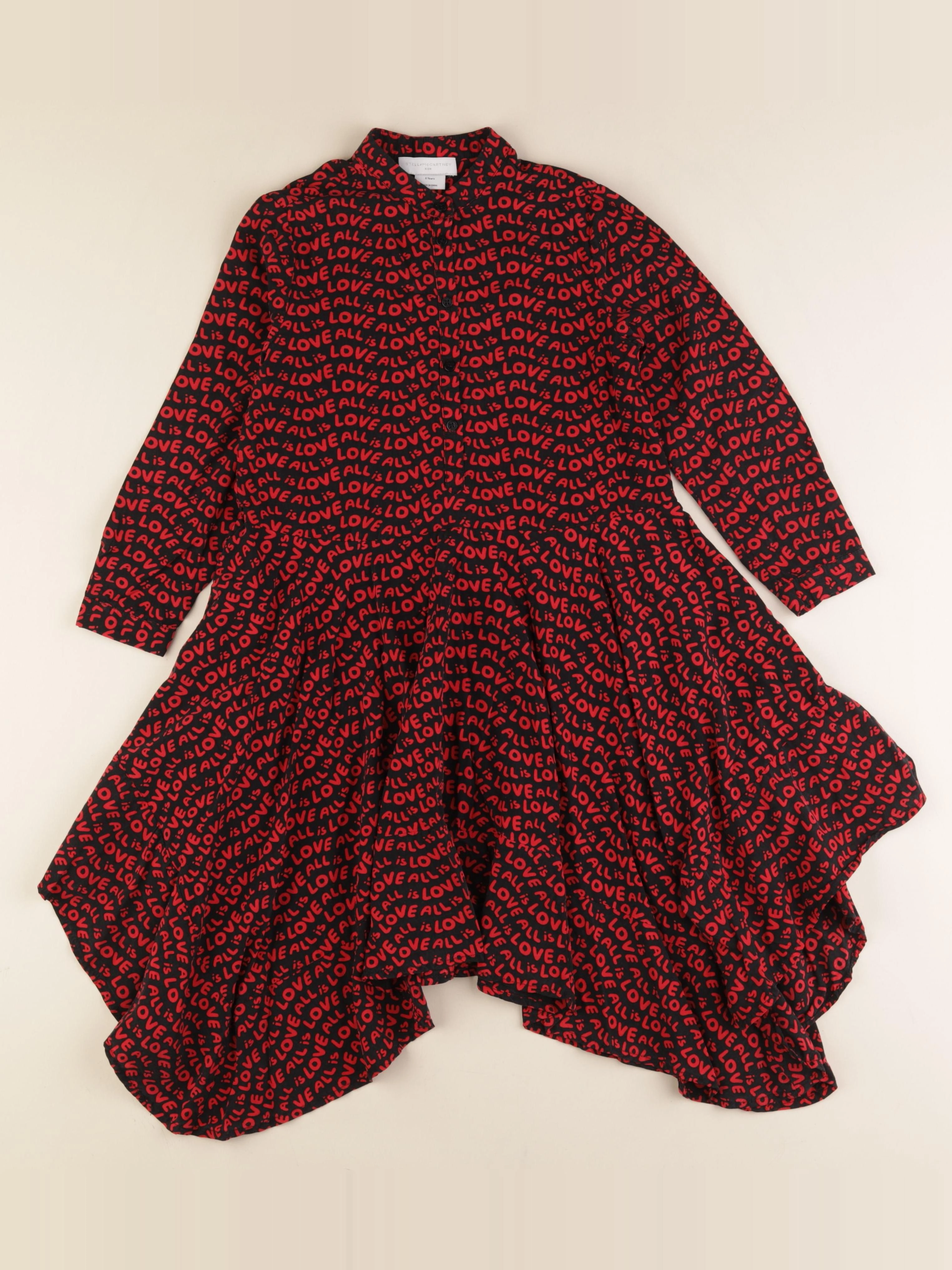 Stella McCartney Kids - robe noir, rouge - 6 ans