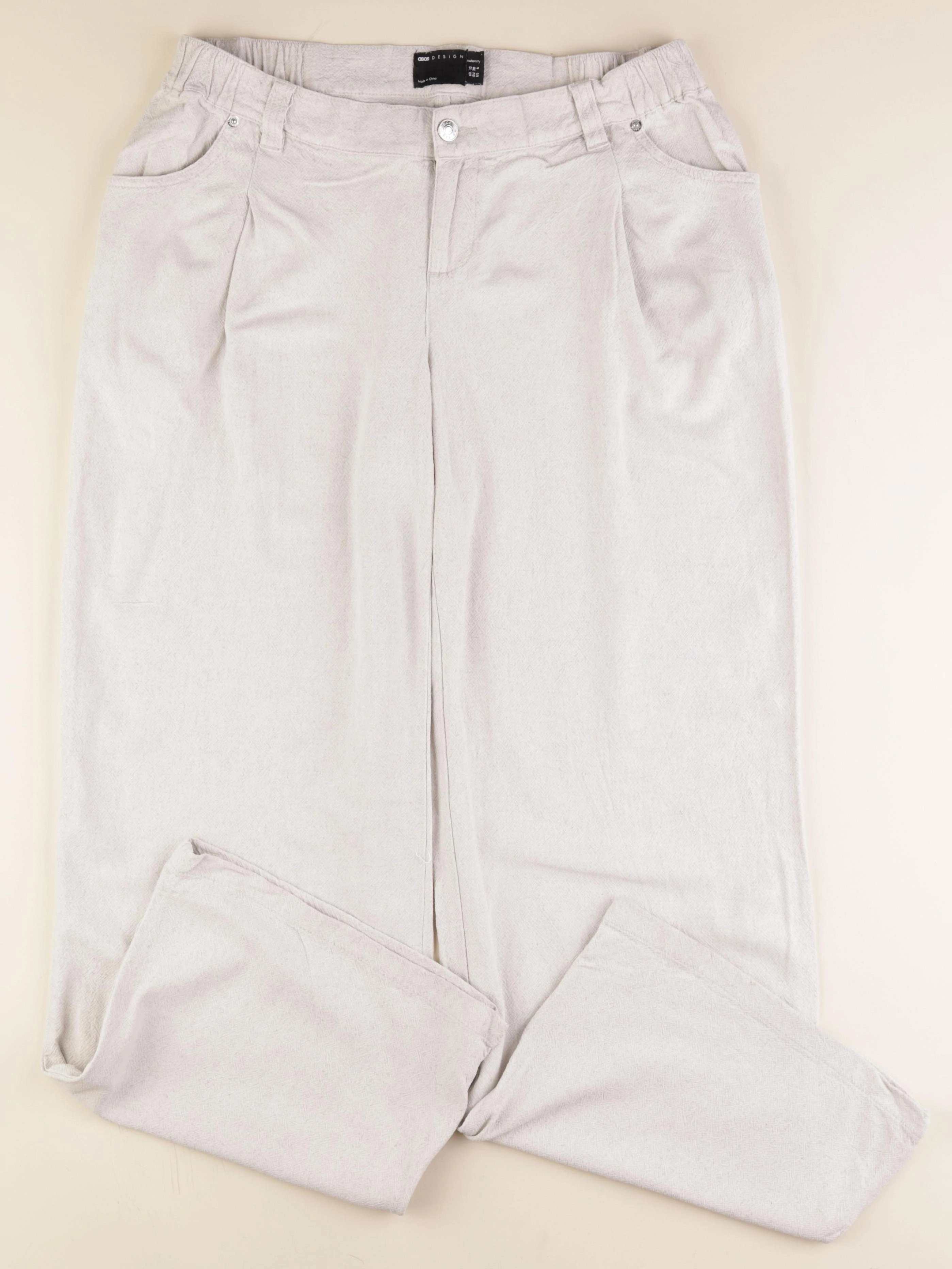 Asos - pantalon grossesse beige - 38