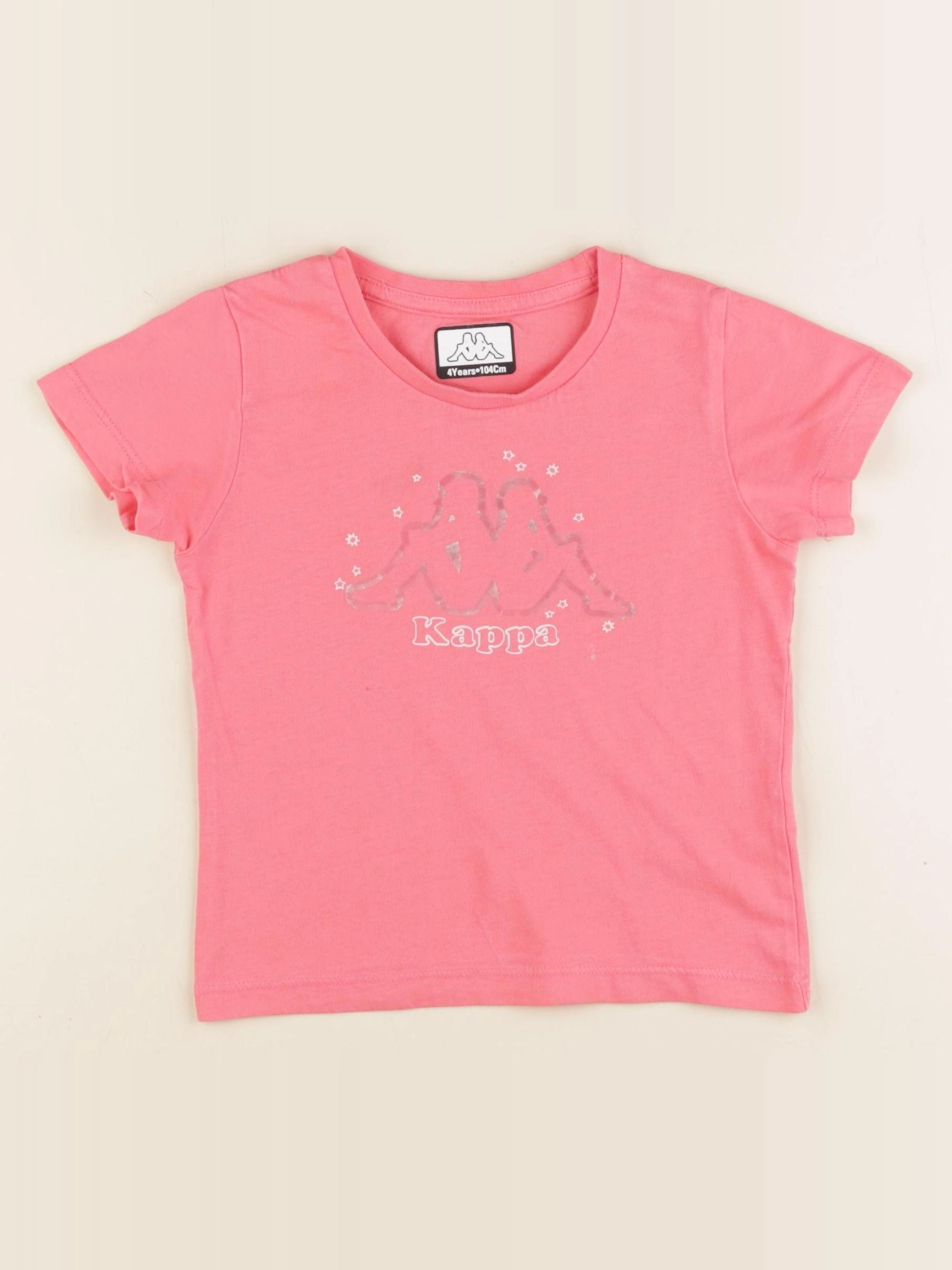 Kappa - tee-shirt orange - 4 ans
