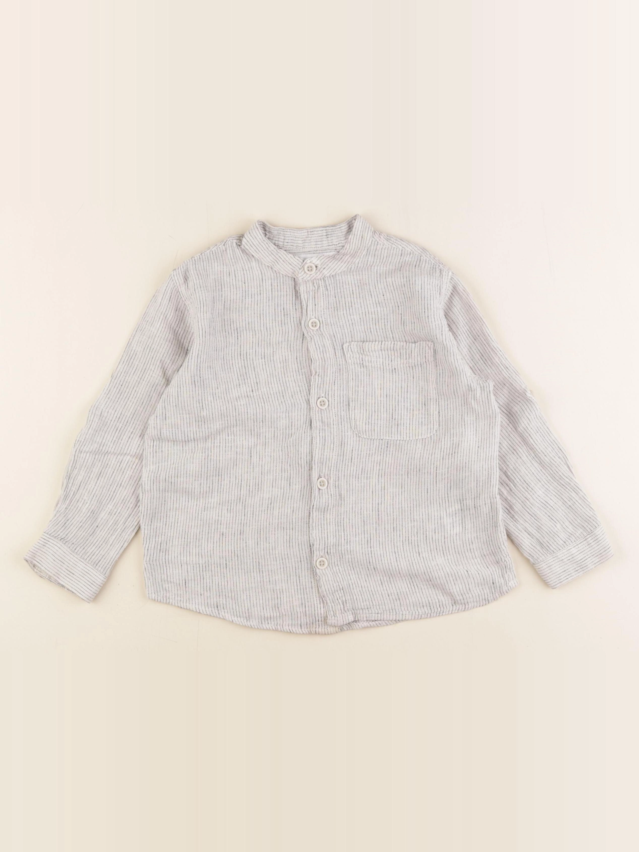 Zara - chemise beige - 4 ans