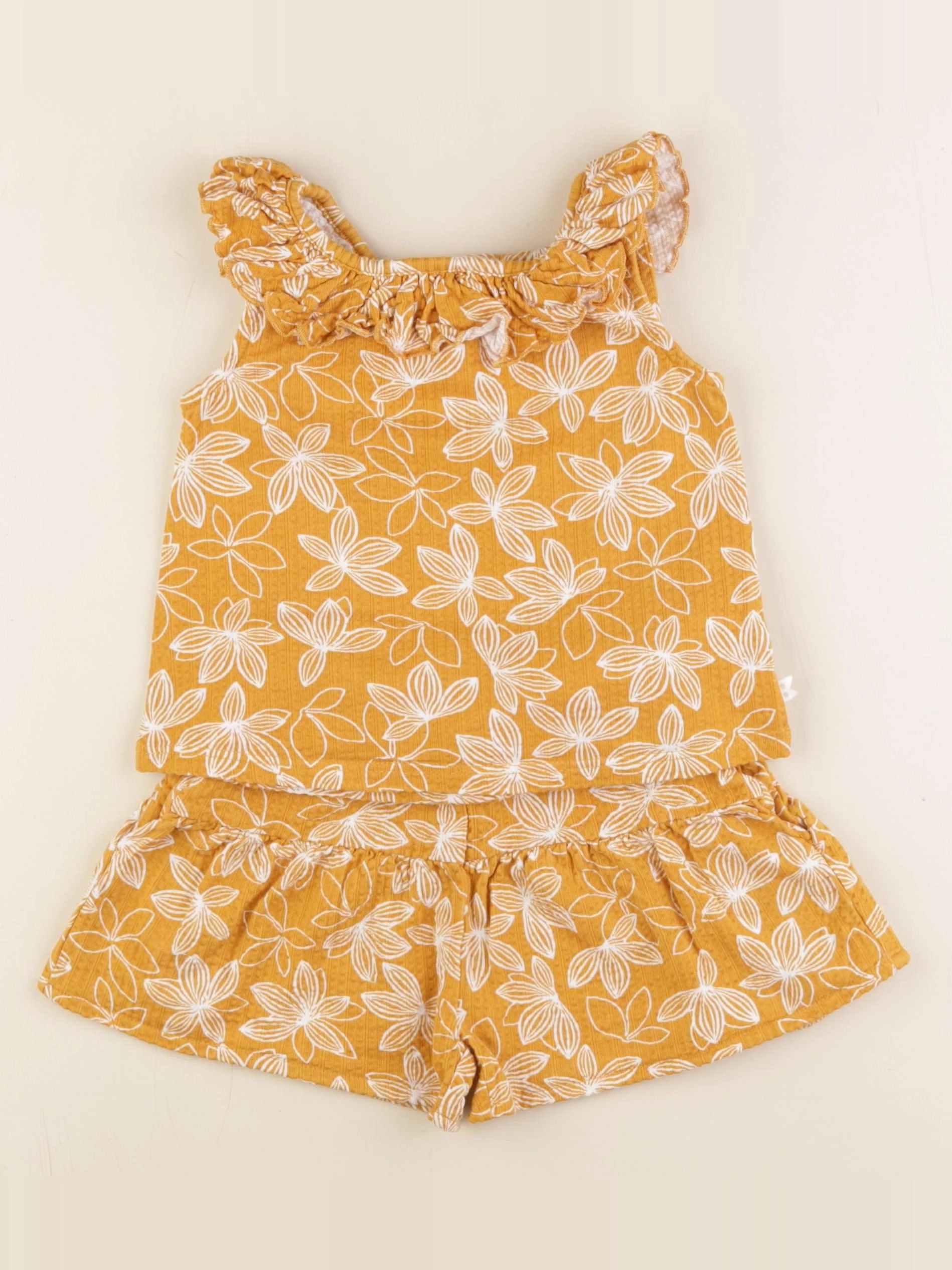 Okaidi - ensemble jaune - 4 ans