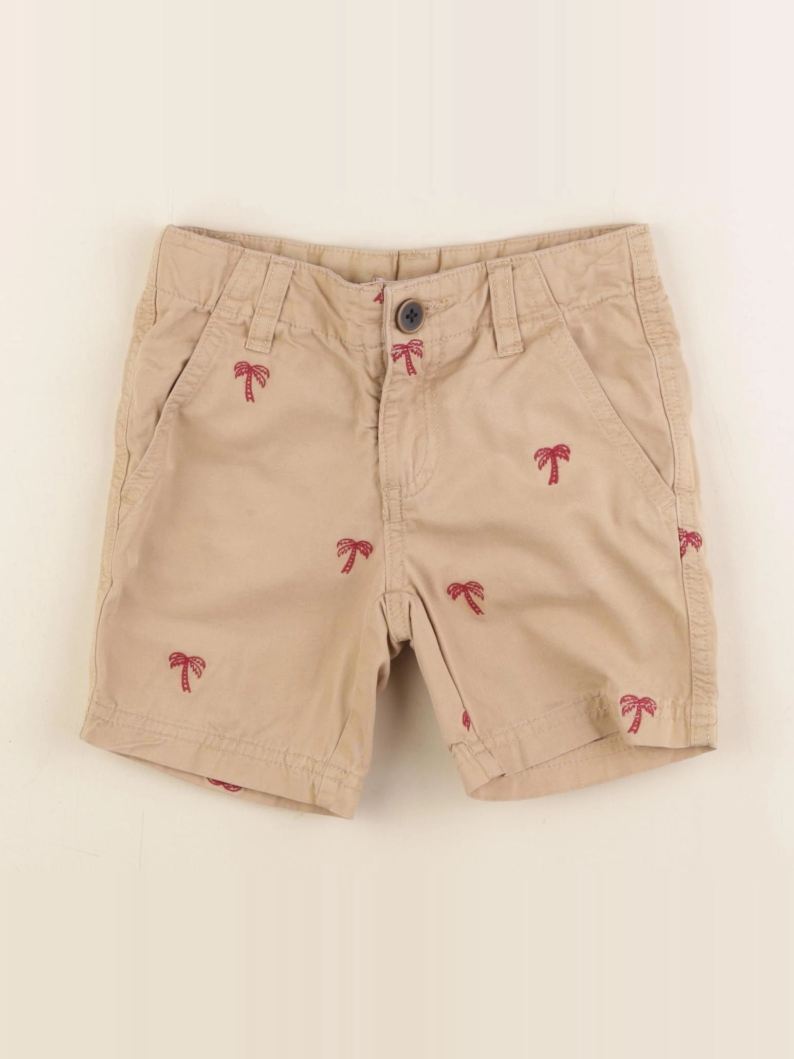 Monoprix - short beige - 3 ans