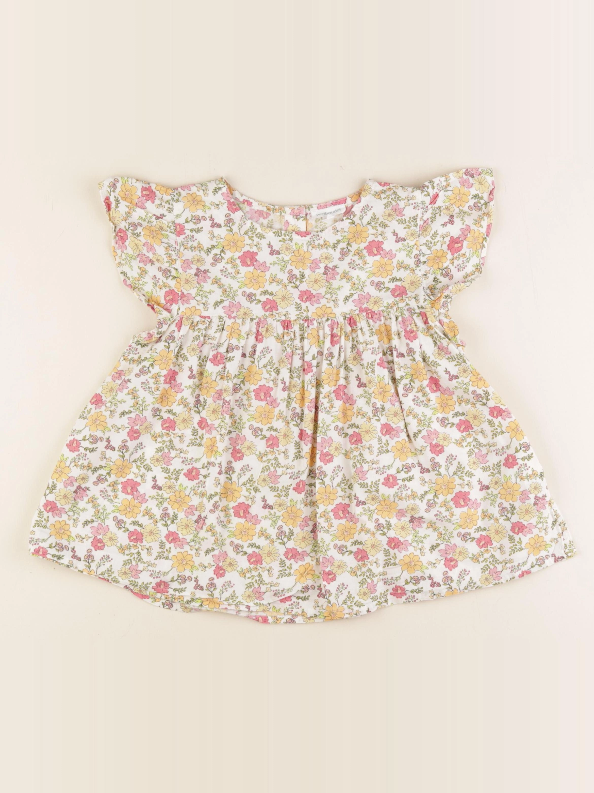 Vertbaudet - blouse multicolore - 8 ans