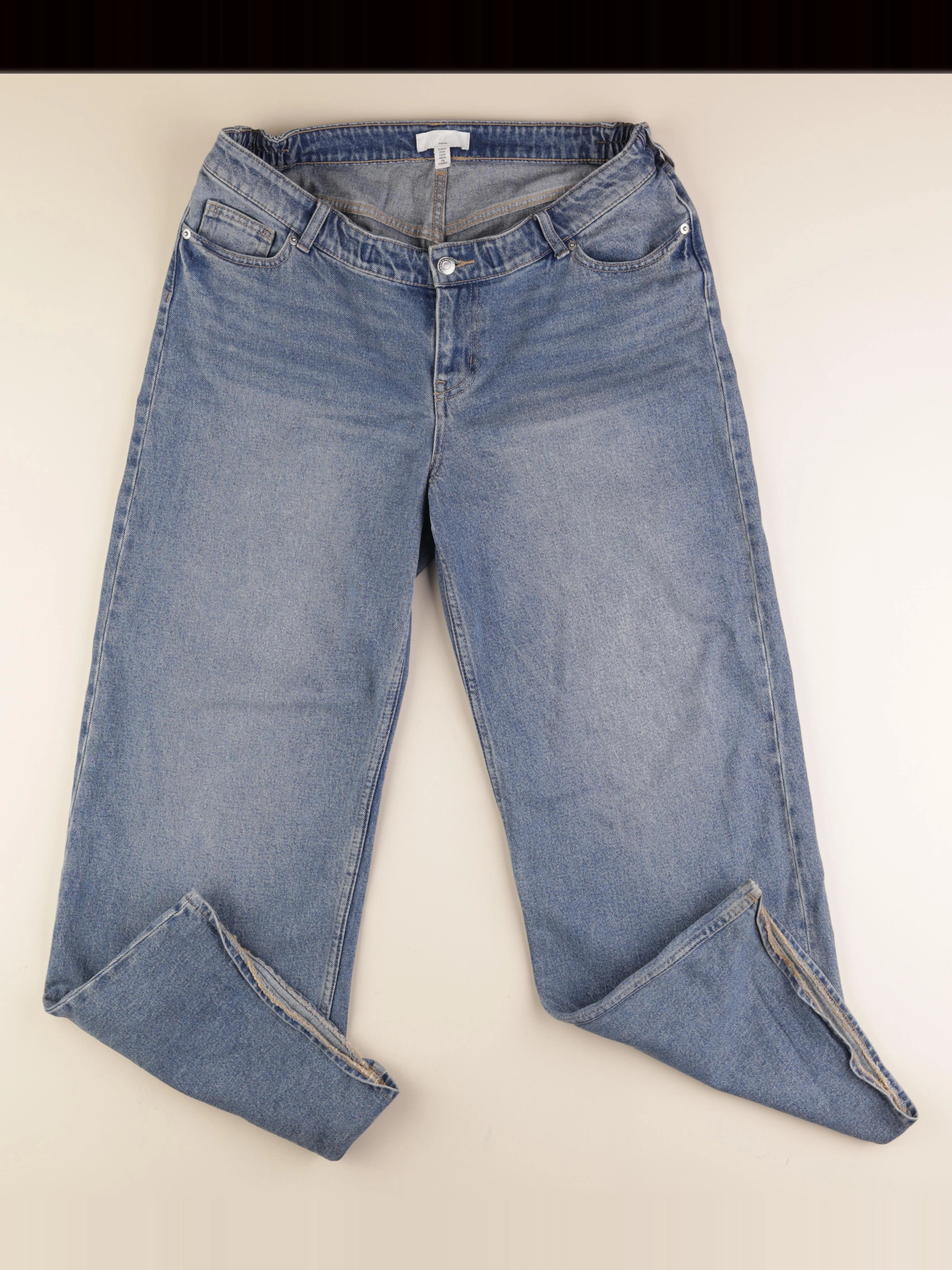 H&M - jean grossesse bleu - m