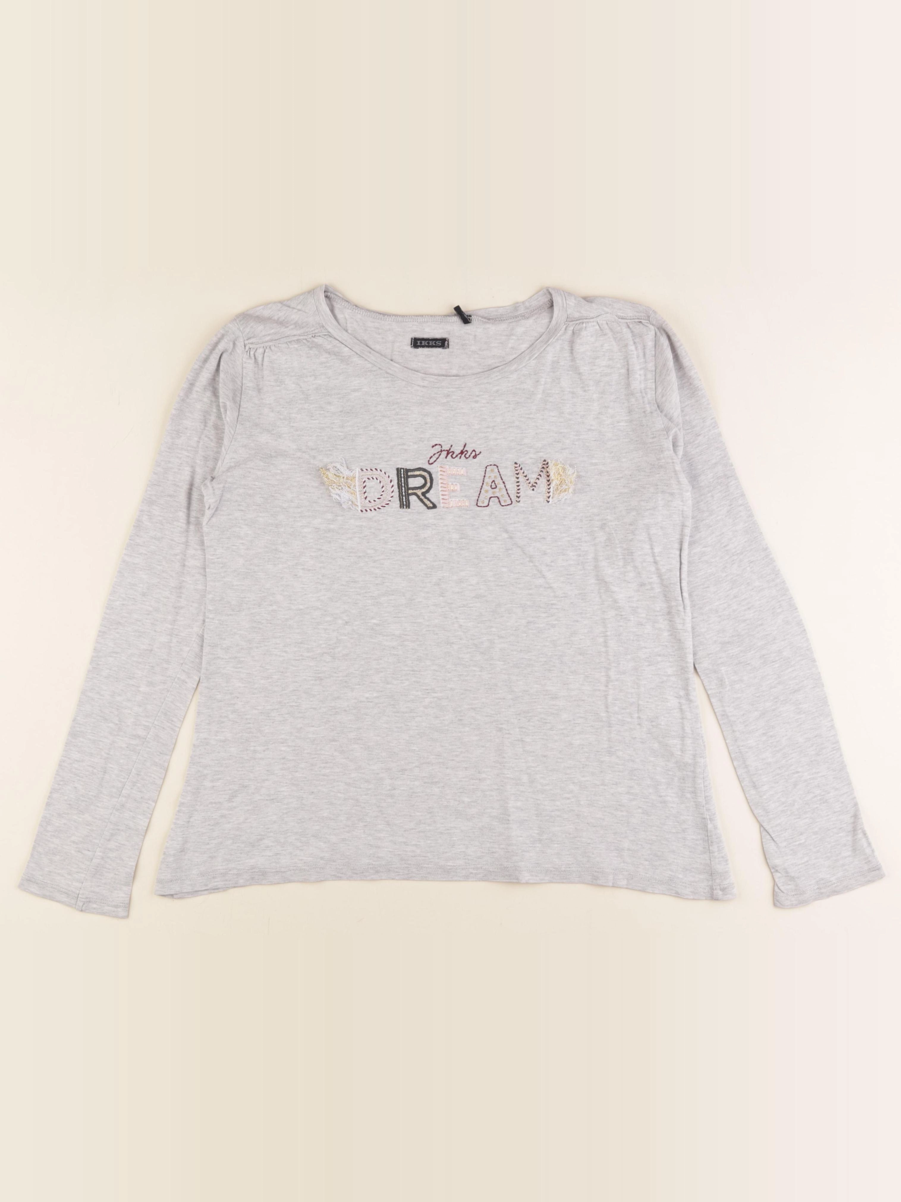 IKKS - tee-shirt gris - 12 ans