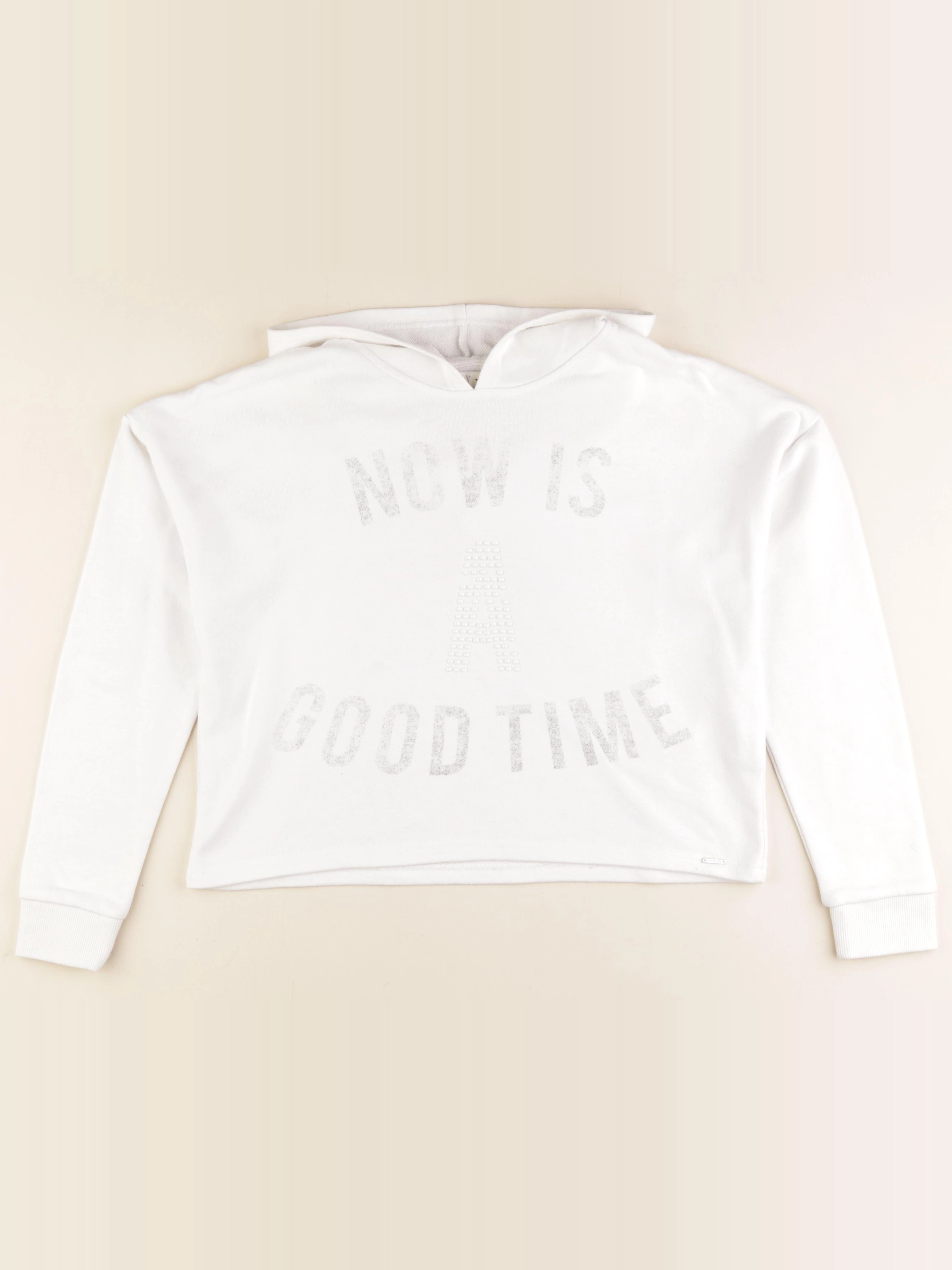 IKKS - sweat blanc - 16 ans