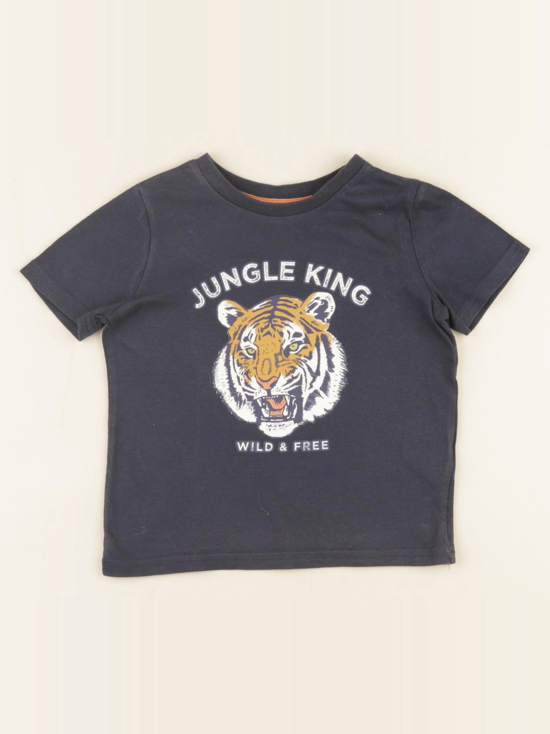 Vertbaudet - tee-shirt noir - 2 ans