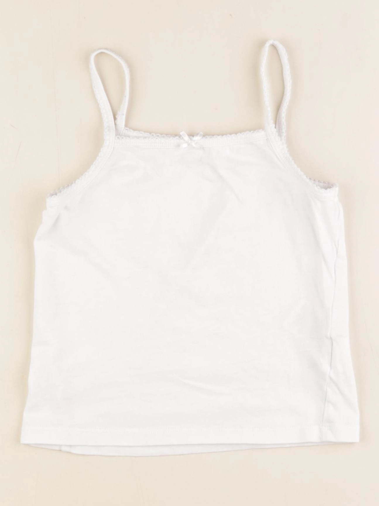 Vertbaudet - maillot de corps blanc - 6 ans