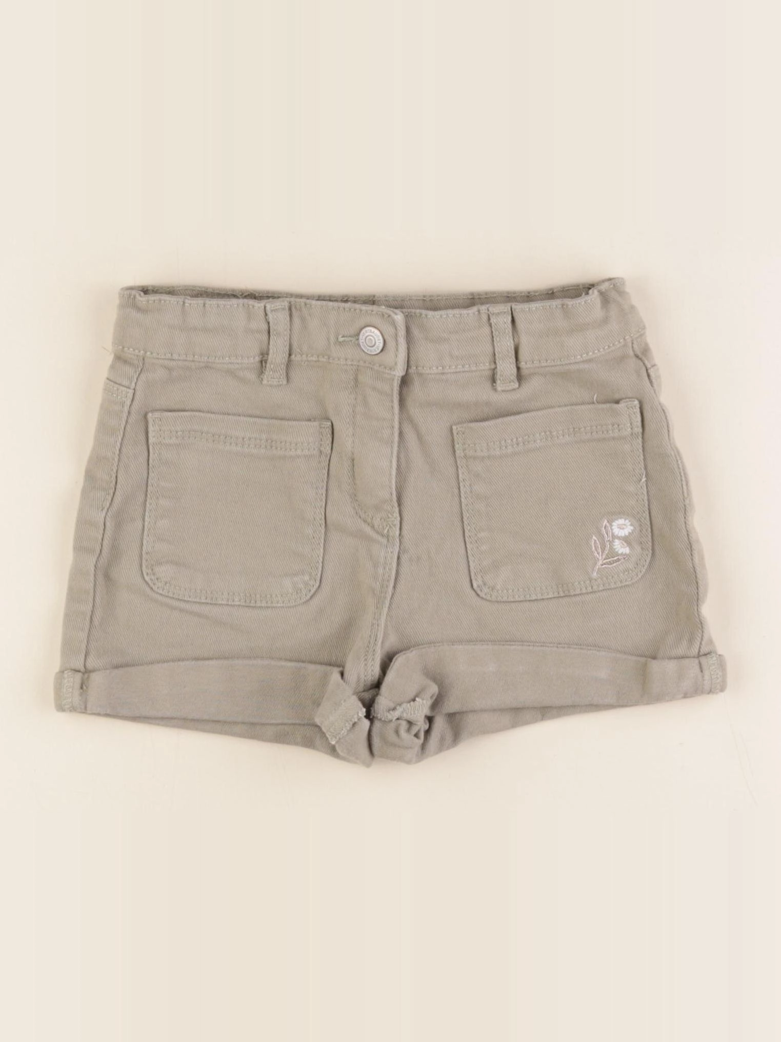 Vertbaudet - short vert - 8 ans