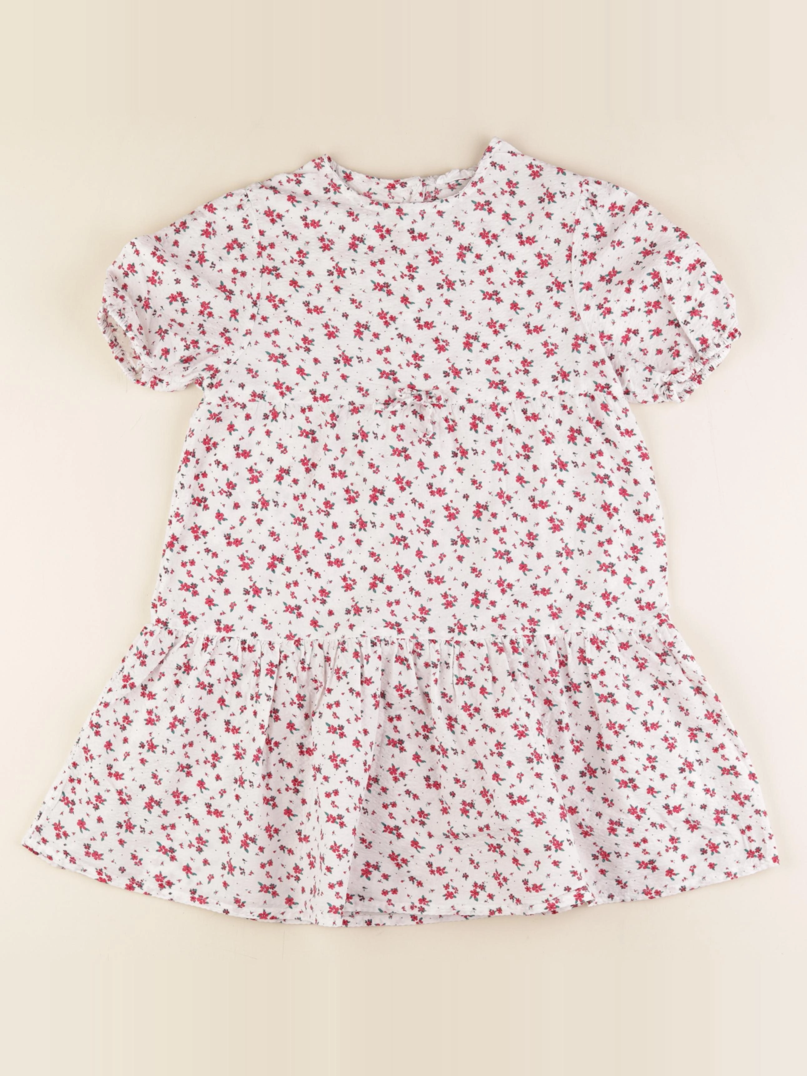 Vertbaudet - robe rouge - 7 ans